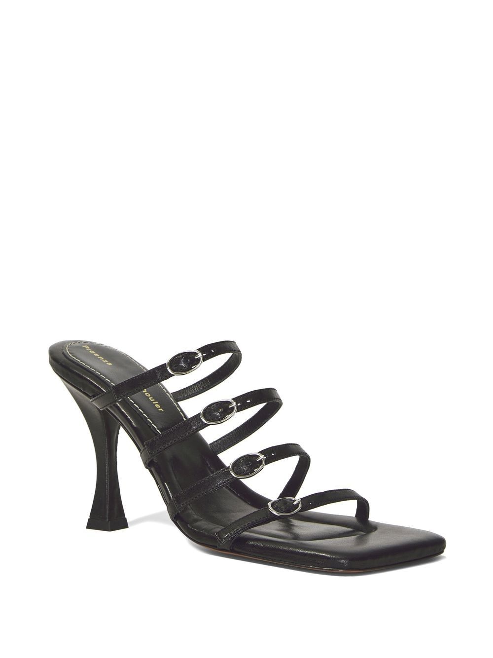 90mm square toe sandals - 2