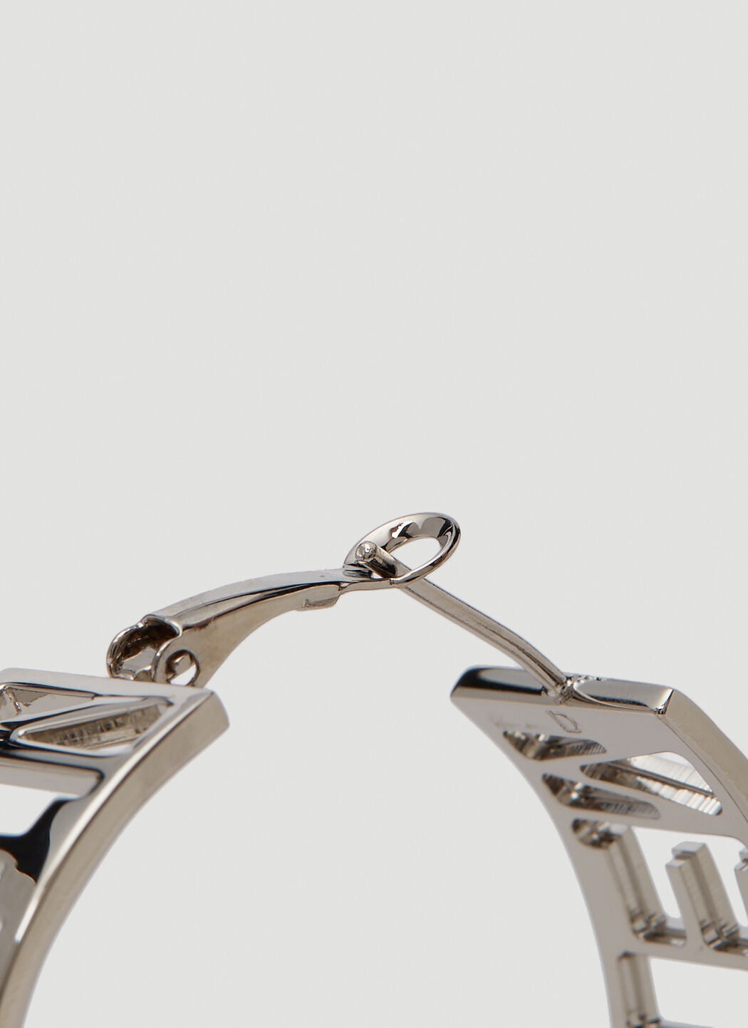 Vetements Women Logo Hoop Earrings - 3