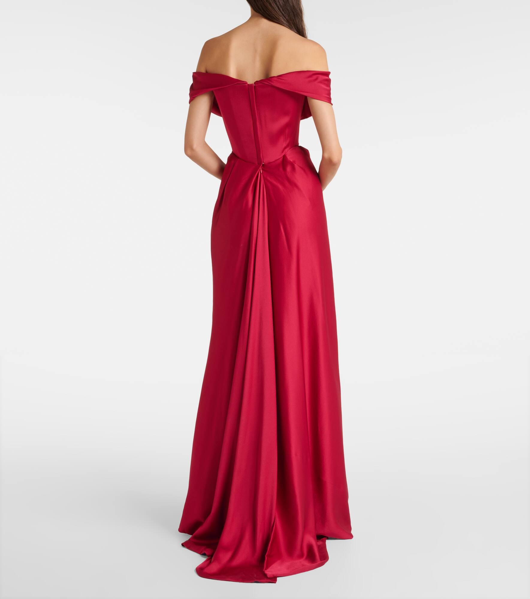 Nova Cocotte silk satin corset gown - 3