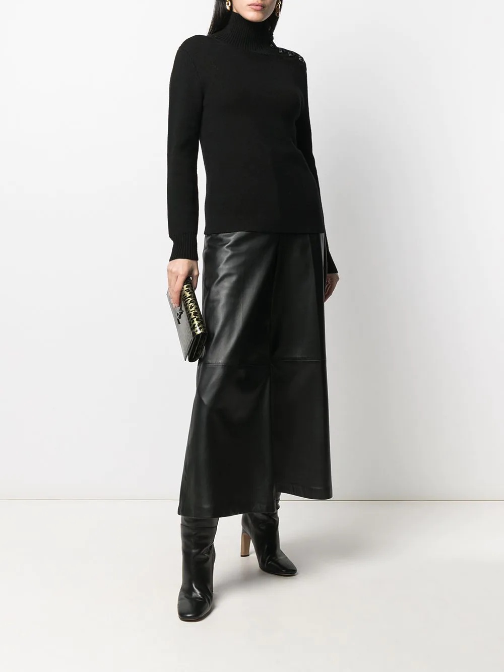 roll-neck merino wool jumper - 2