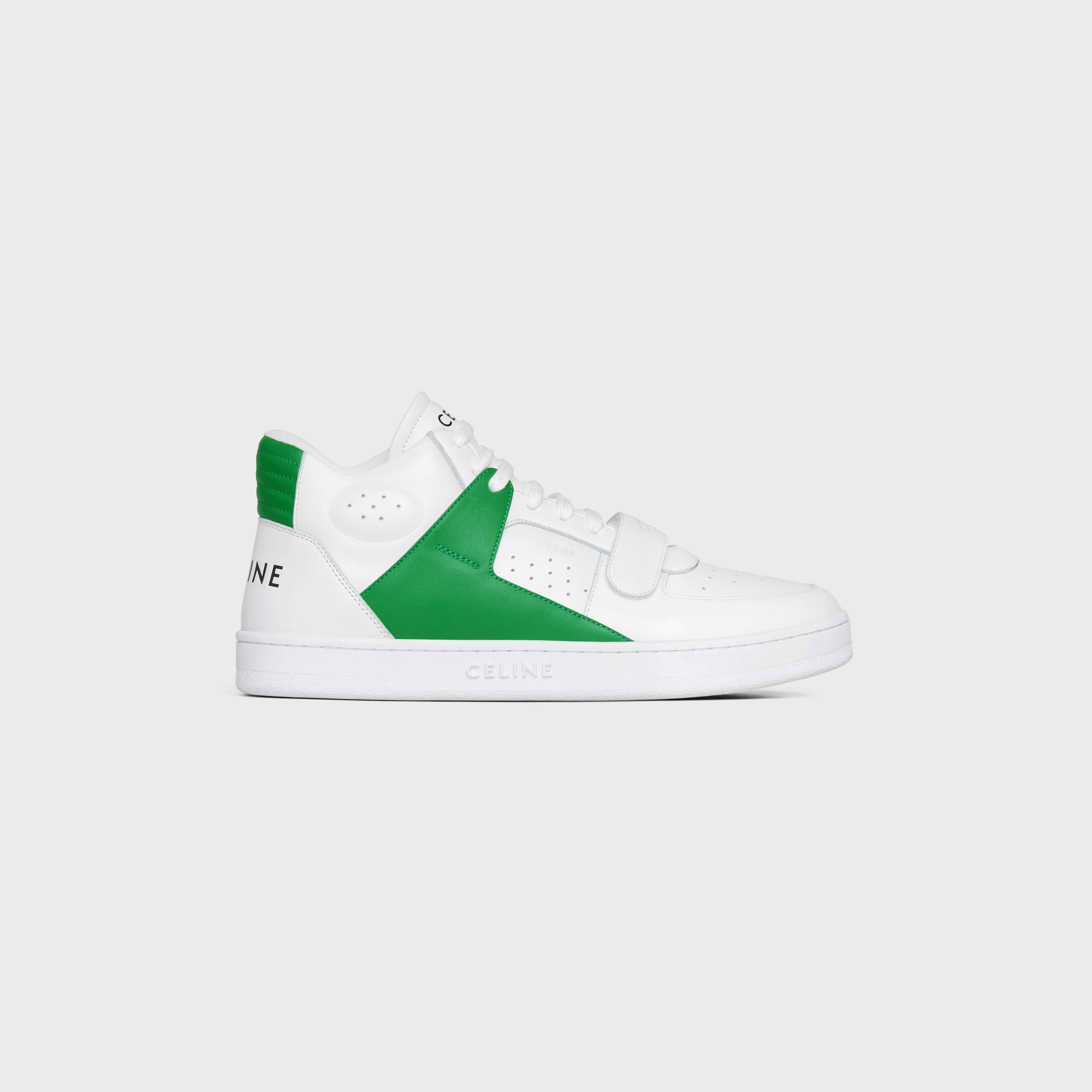 CT-02 MID SNEAKER WITH VELCRO in CALFSKIN - 1