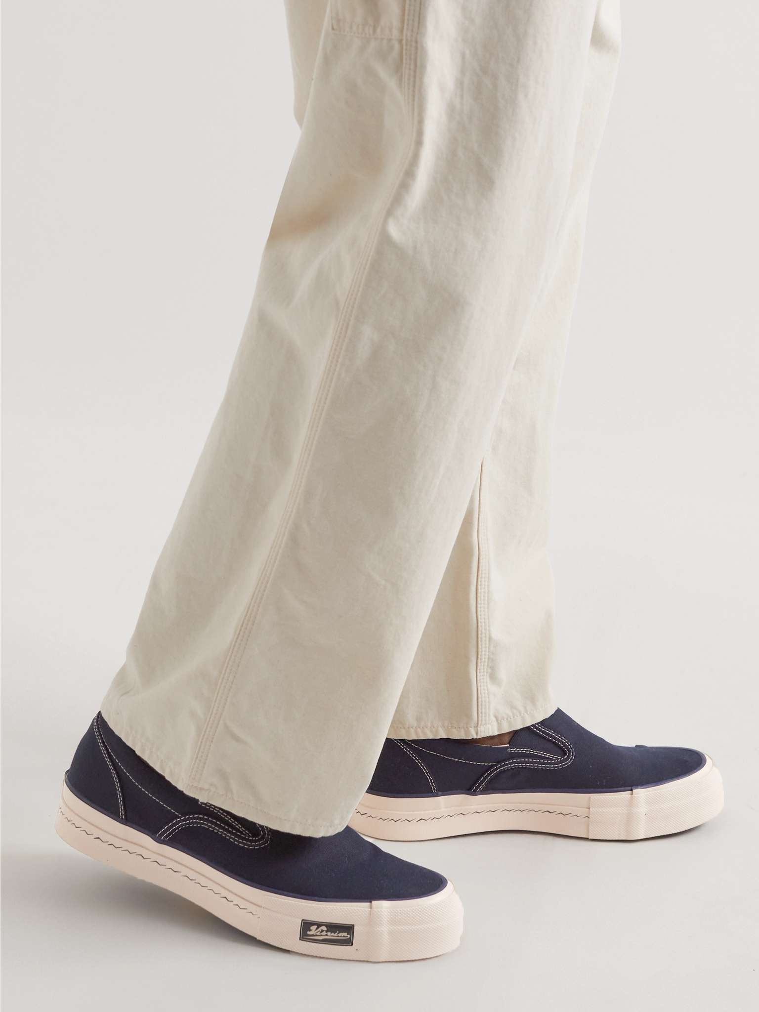 Zahra Canvas Slip-On Shoes - 3