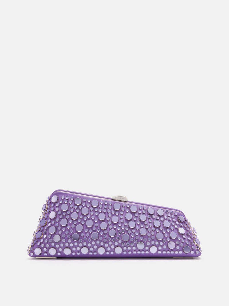 ''LONG NIGHT'' MAUVE MAXI CLUTCH 1