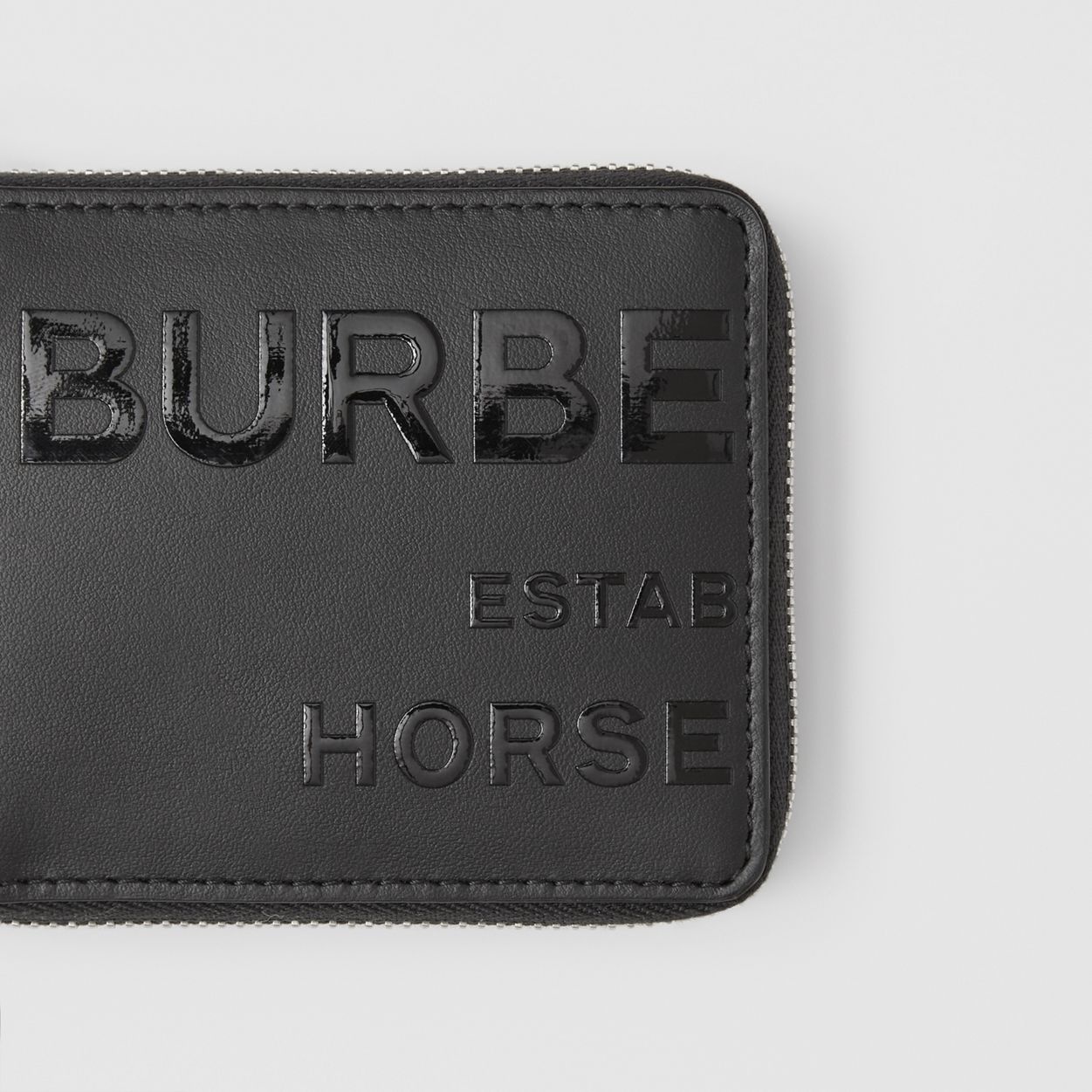 Horseferry Print Leather Ziparound Wallet - 2