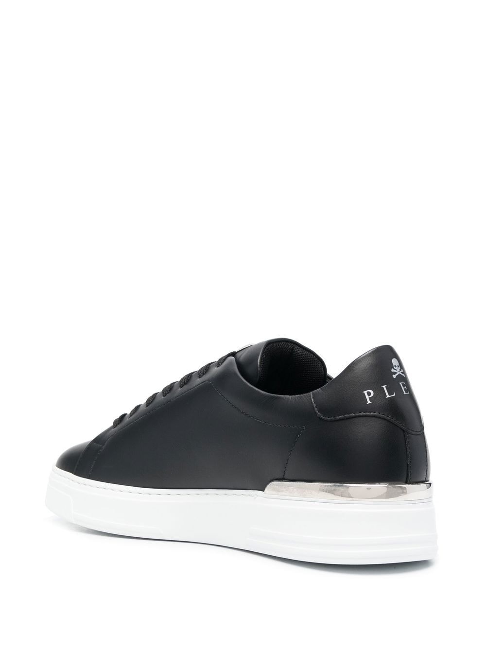 Hexagon low-top leather sneakers - 3