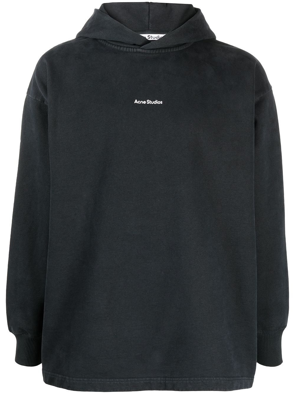 logo-print hoodie - 1