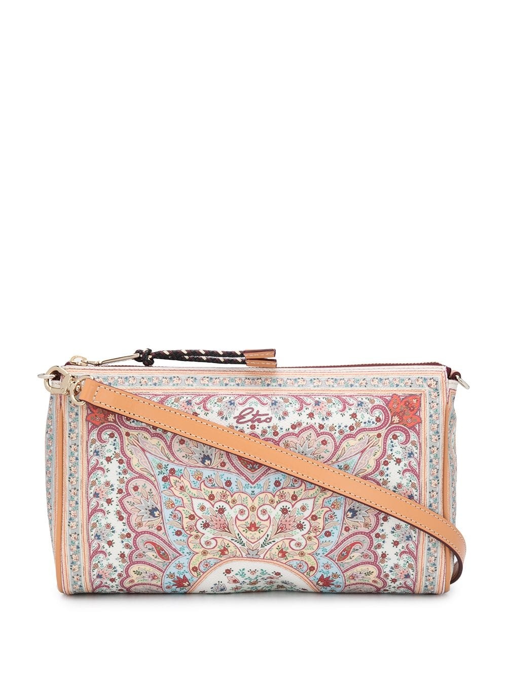 floral-print baguette bag - 1