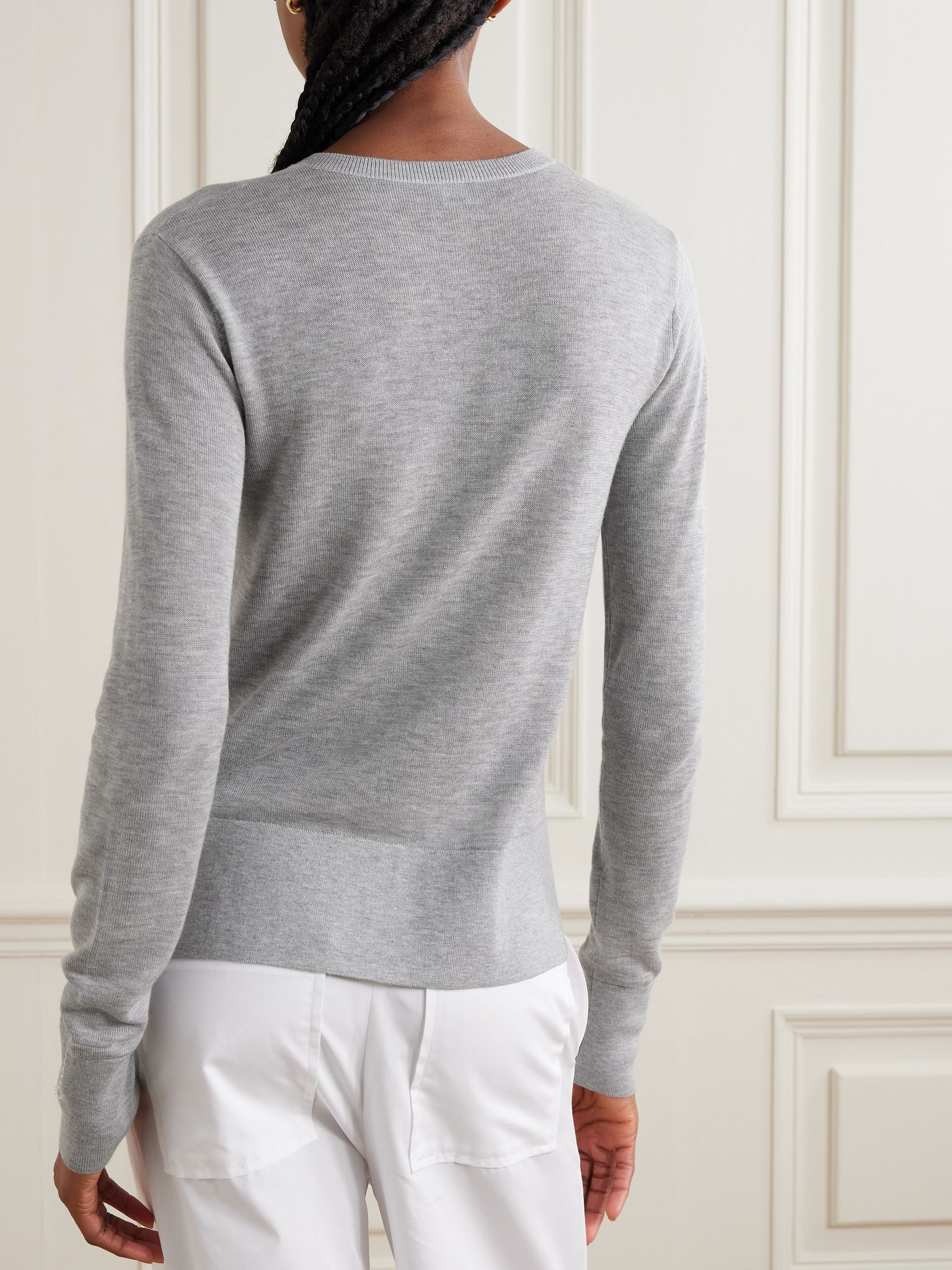 Lyocell-blend cardigan Gray - 4