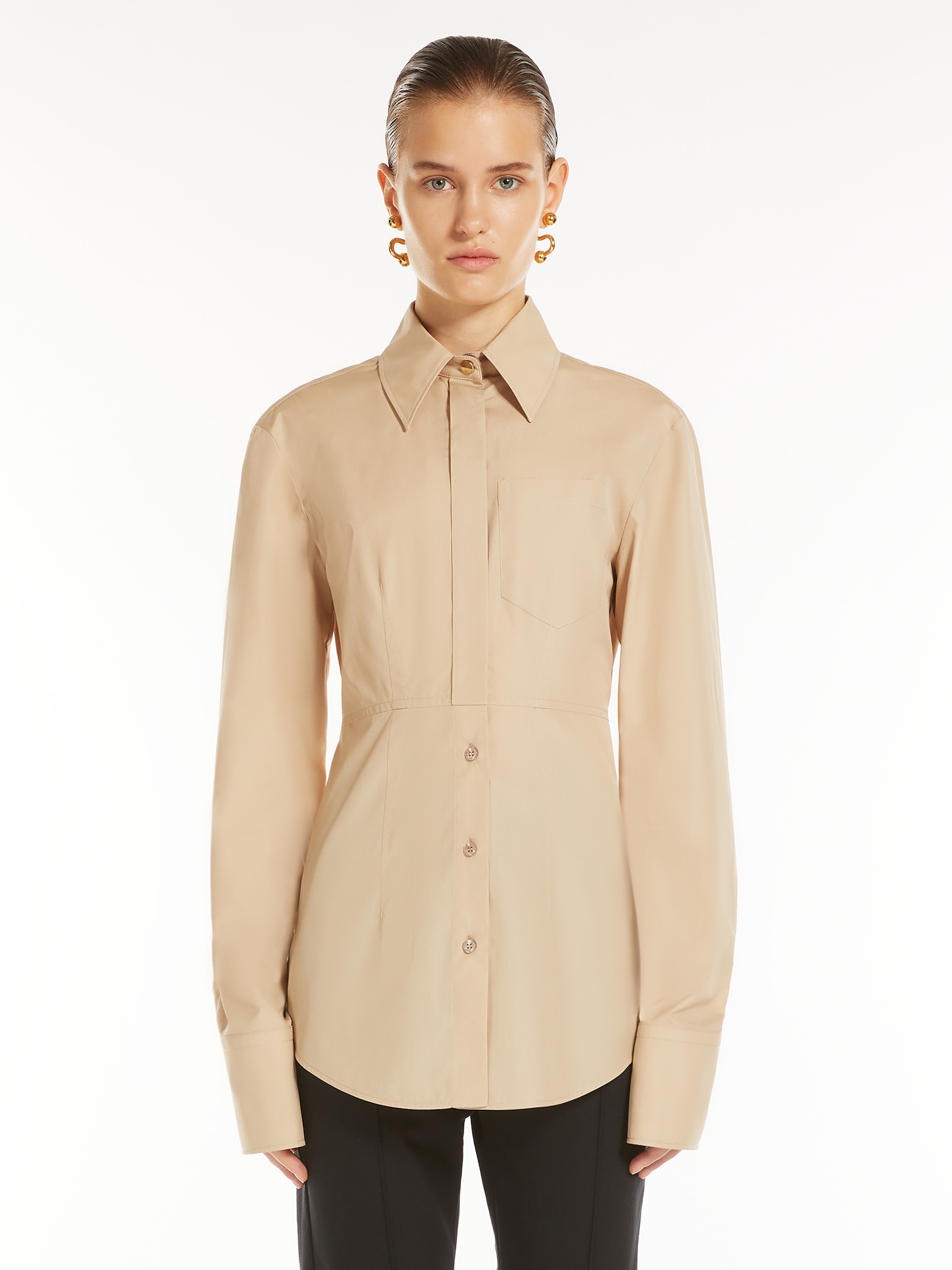GOCCE Slim-fit poplin shirt - 3