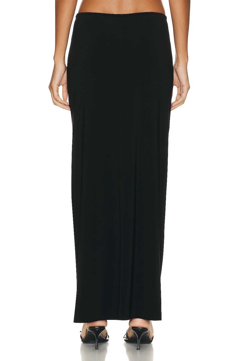 Side Slit Long Skirt - 4