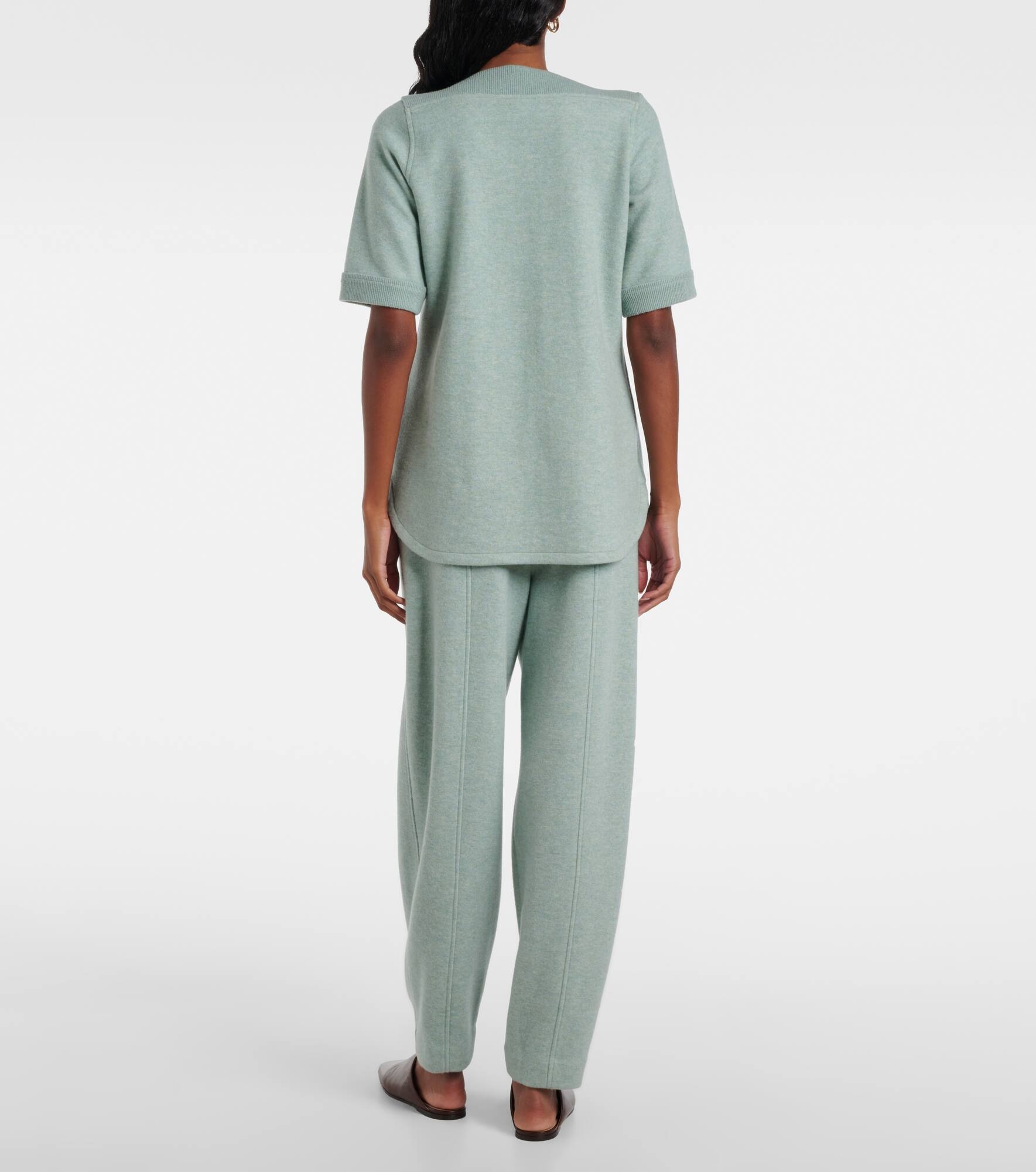 Rio Bodro cashmere-blend jersey top - 3