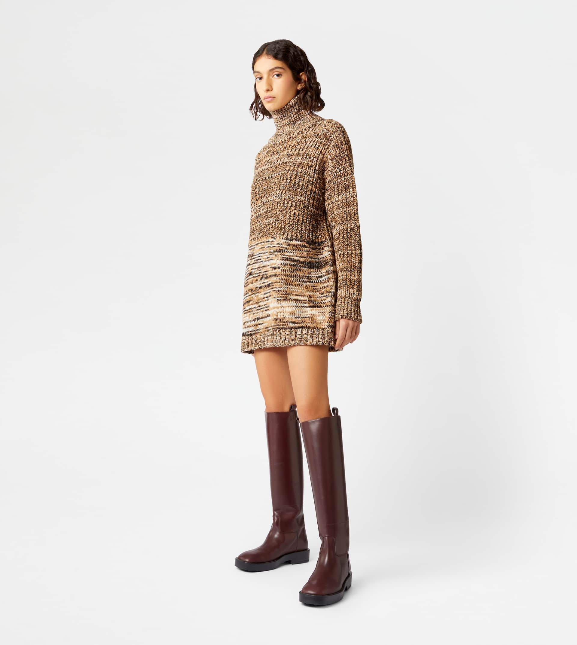 OVER TURTLENECK IN WOOL - 4