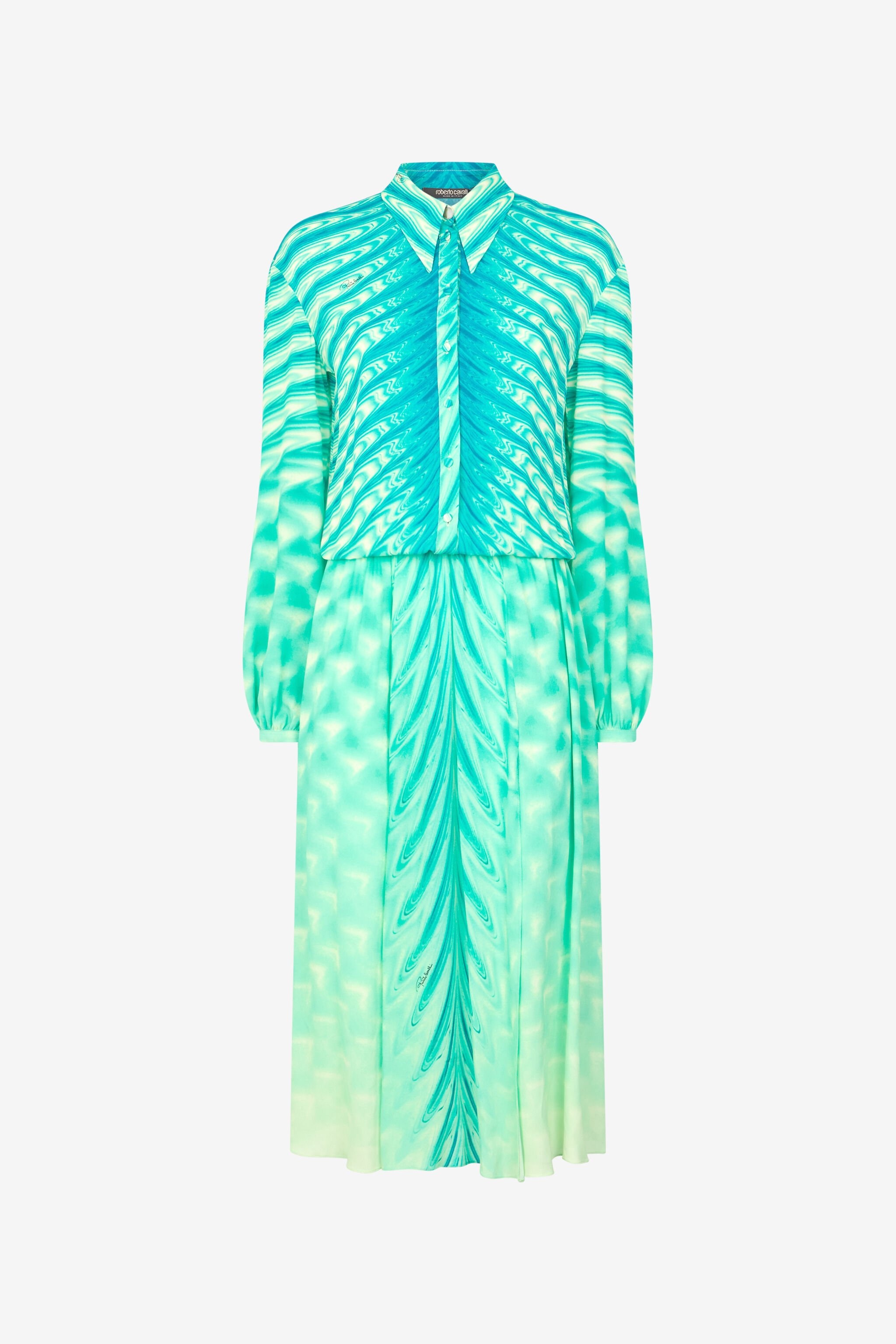 Shirt Dress With All-Over Print - 1