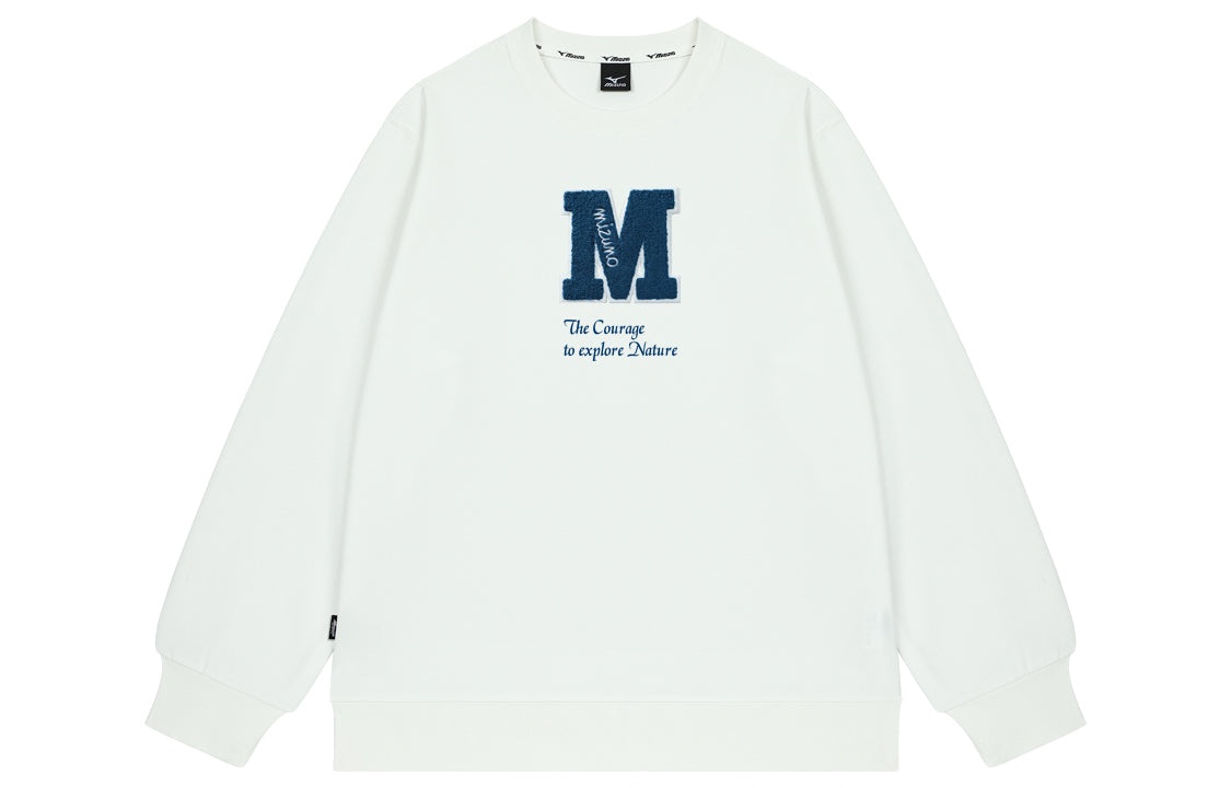 Mizuno Logo Casual Sweater 'White' A2CA2A71 - 2