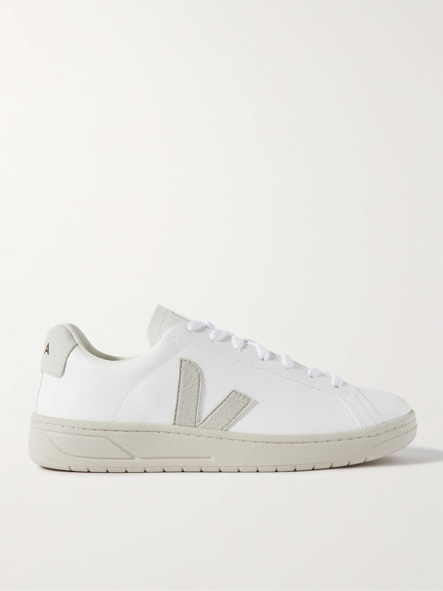 Urca Vegan Suede-Trimmed Faux Leather Sneakers - 1