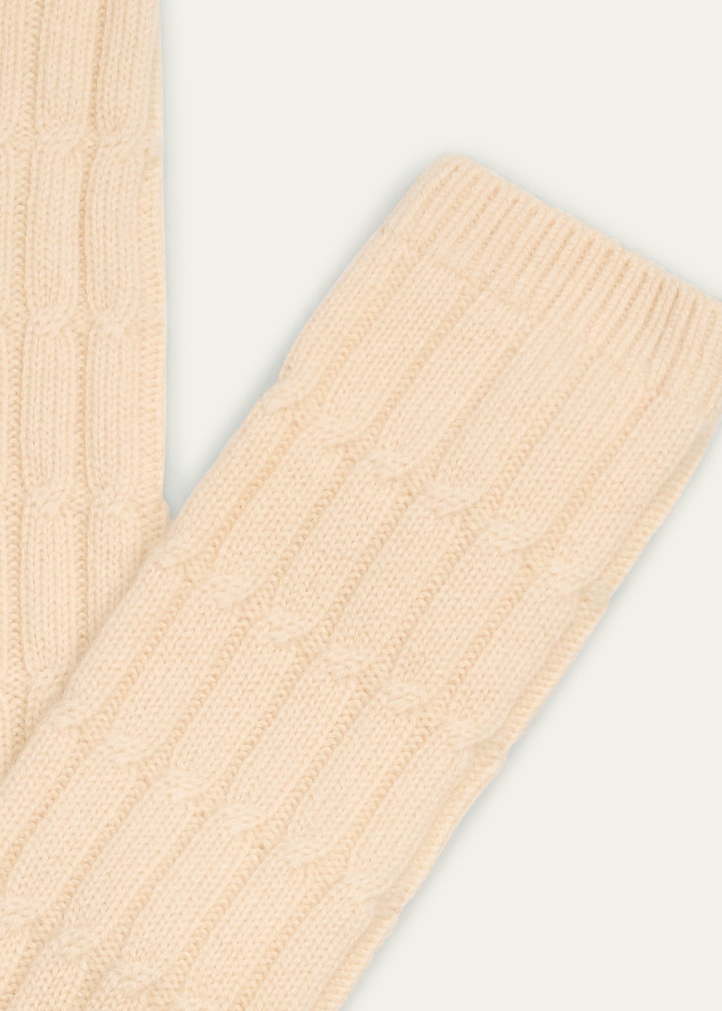 Men's Cashmere-Blend Crew Socks - 2