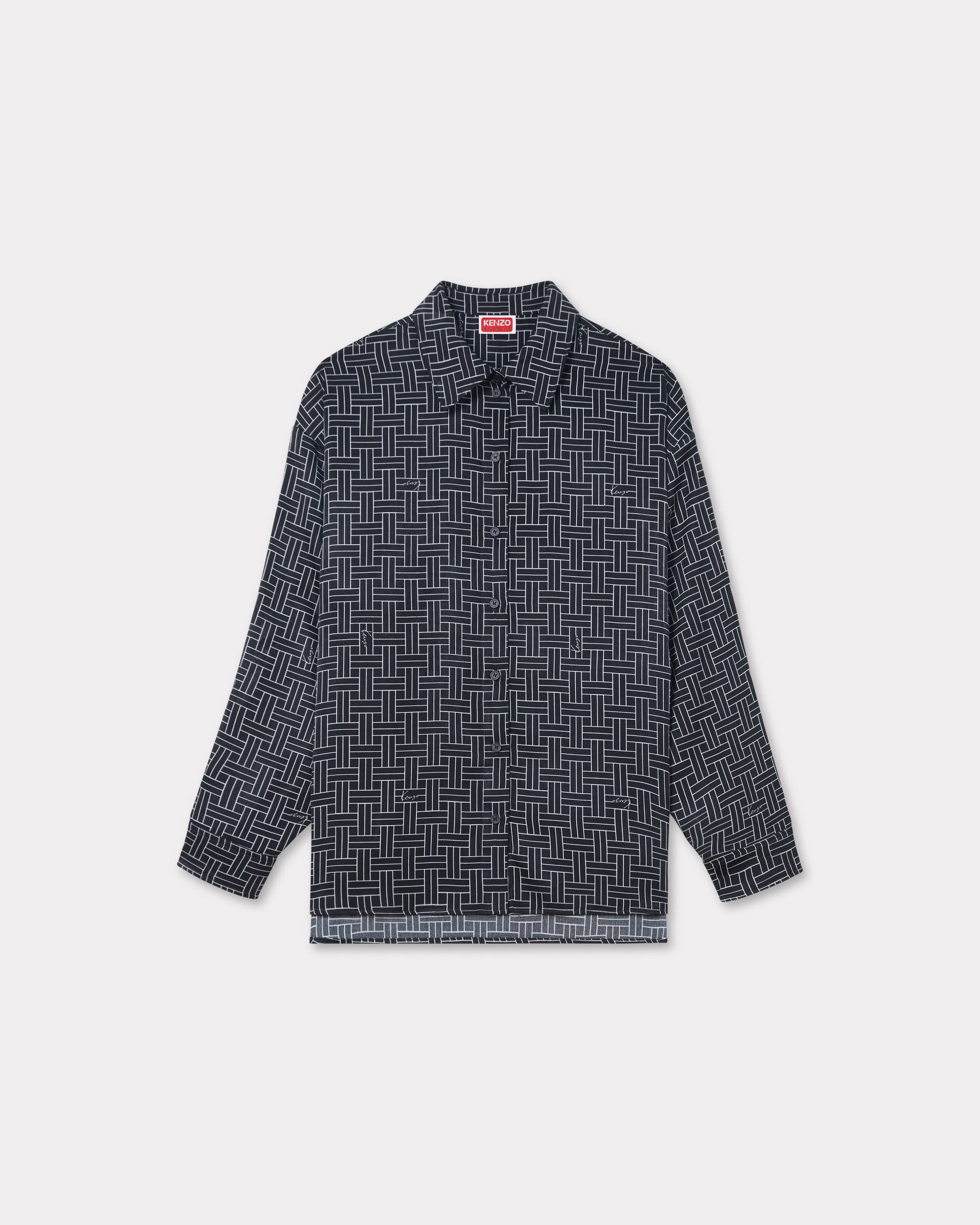 'KENZO Weave' dropped shoulders shirt - 1