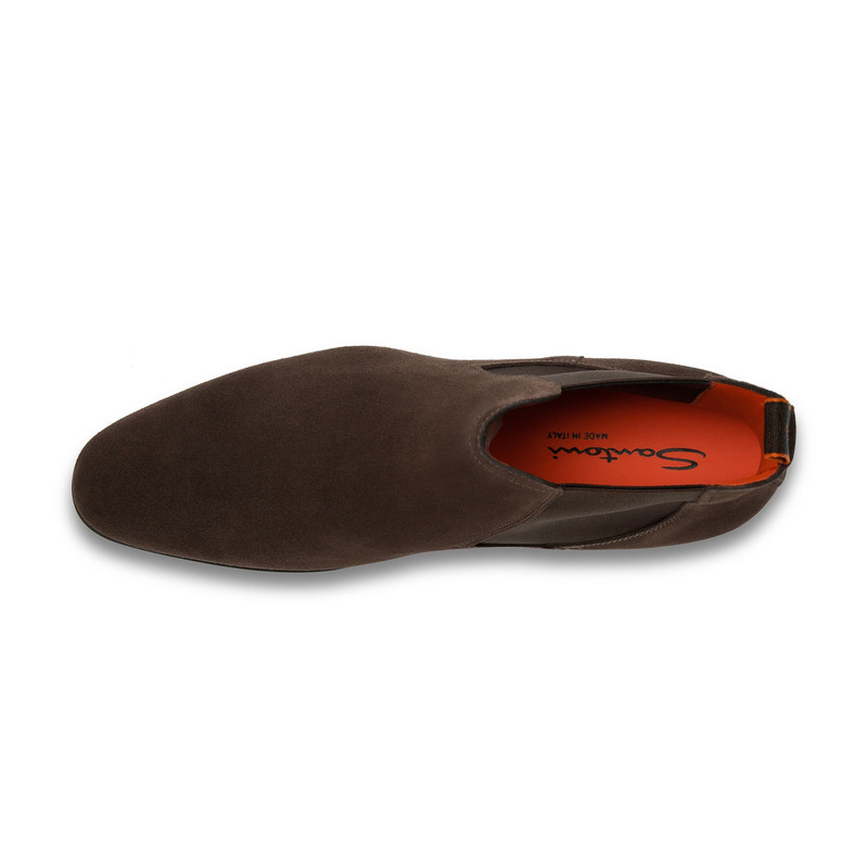 Men's brown suede Chelsea boot 5