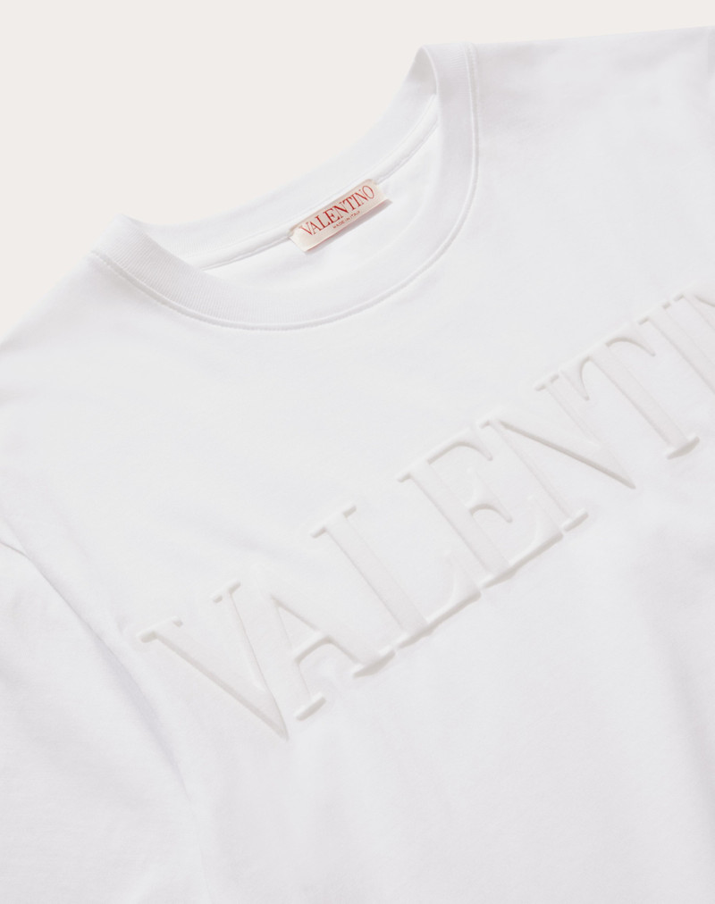 Valentino T-SHIRT WITH VALENTINO EMBOSSED outlook