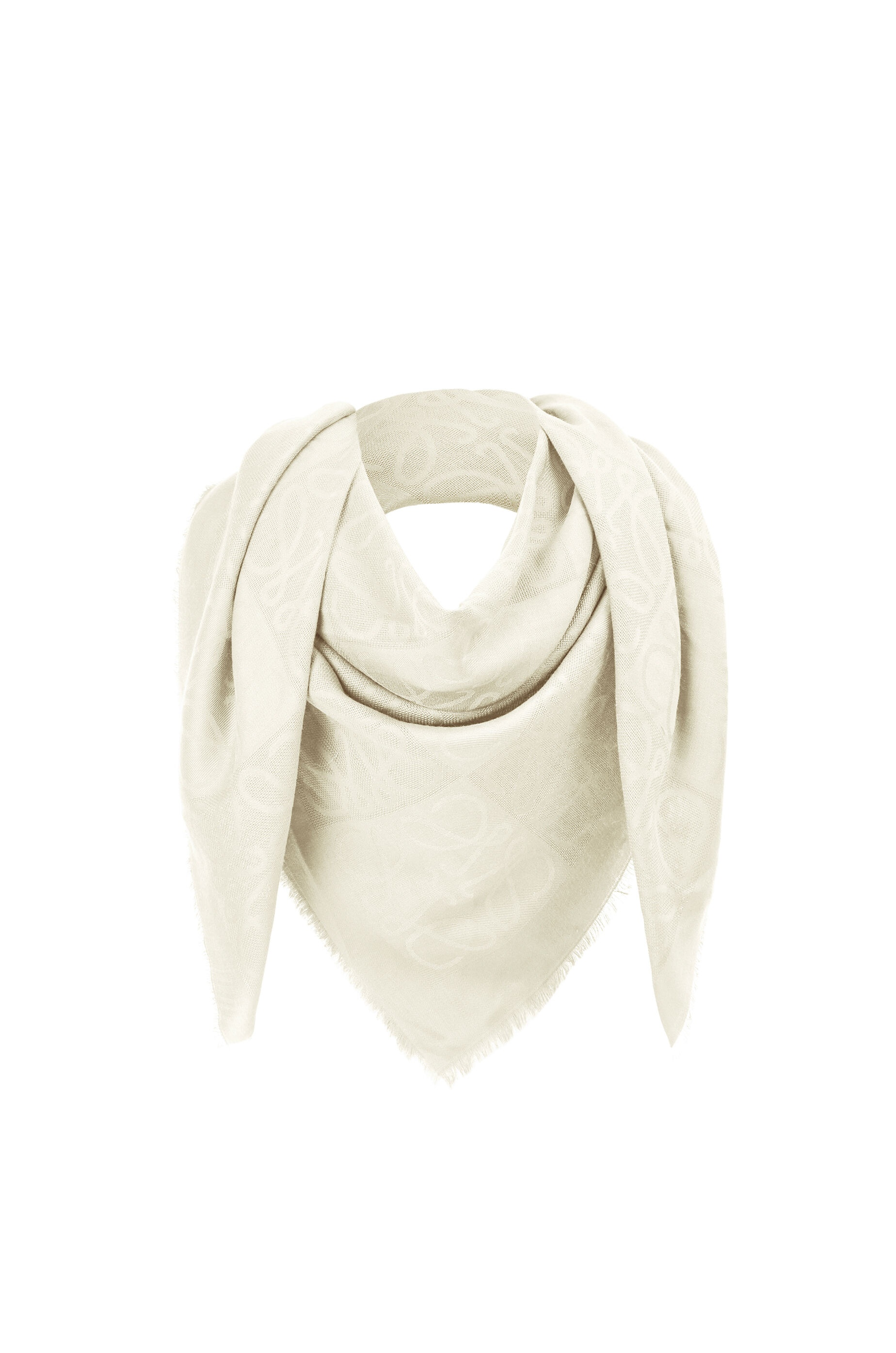 Damero scarf in wool, silk and cashmere - 2