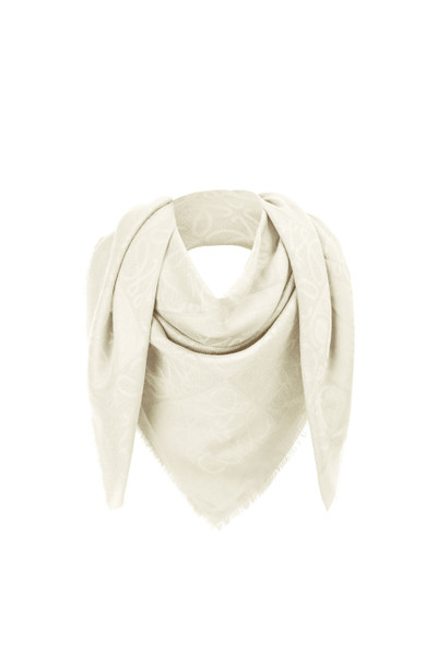 Loewe Damero scarf in wool, silk and cashmere outlook