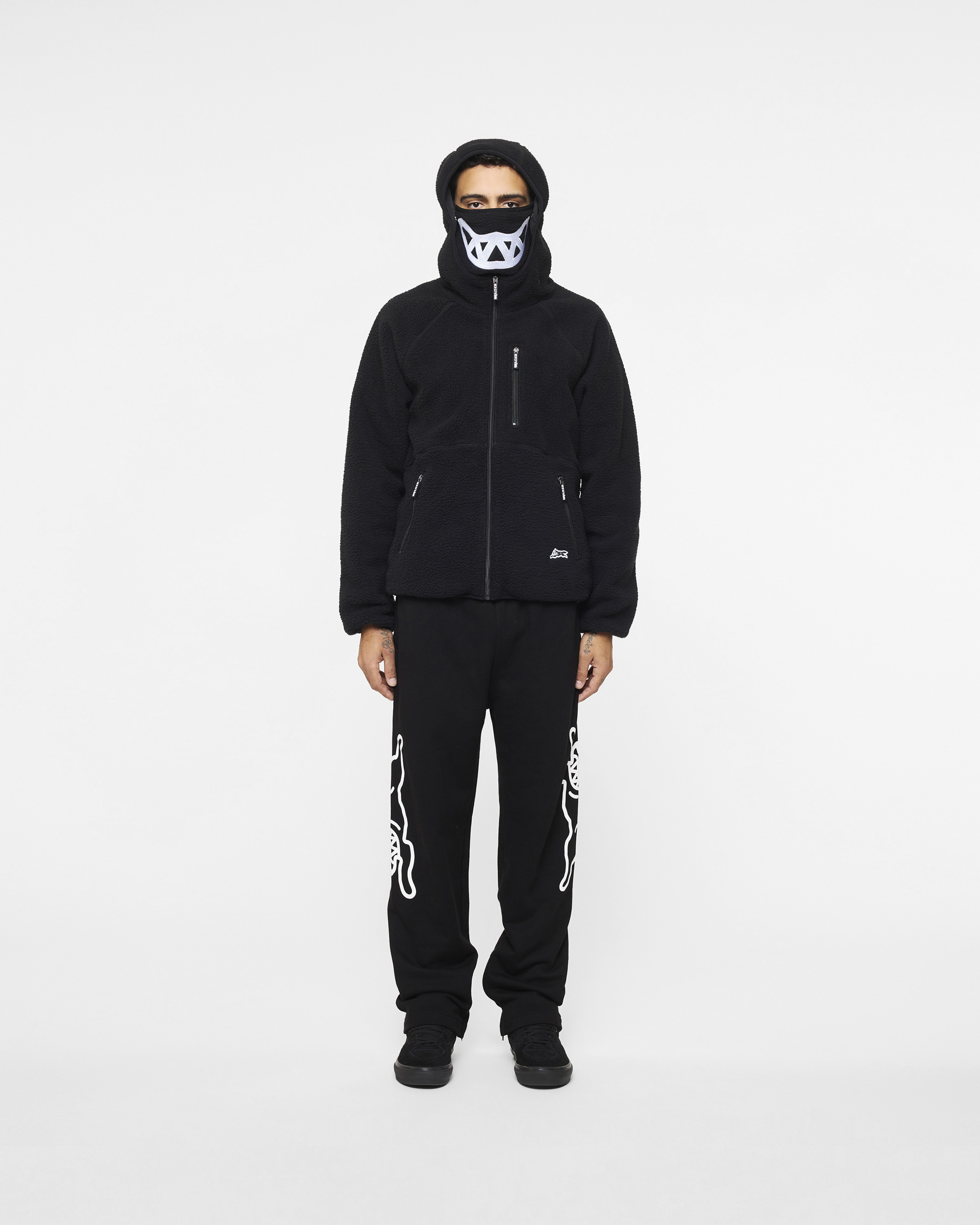 GRIN ZIP FRONT HOODIE - 4