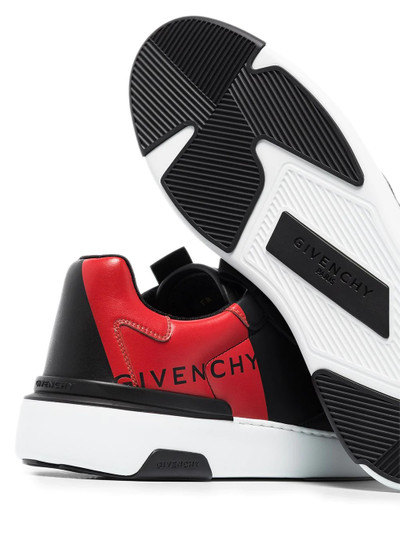 Givenchy Wing two-tone leather sneakers outlook