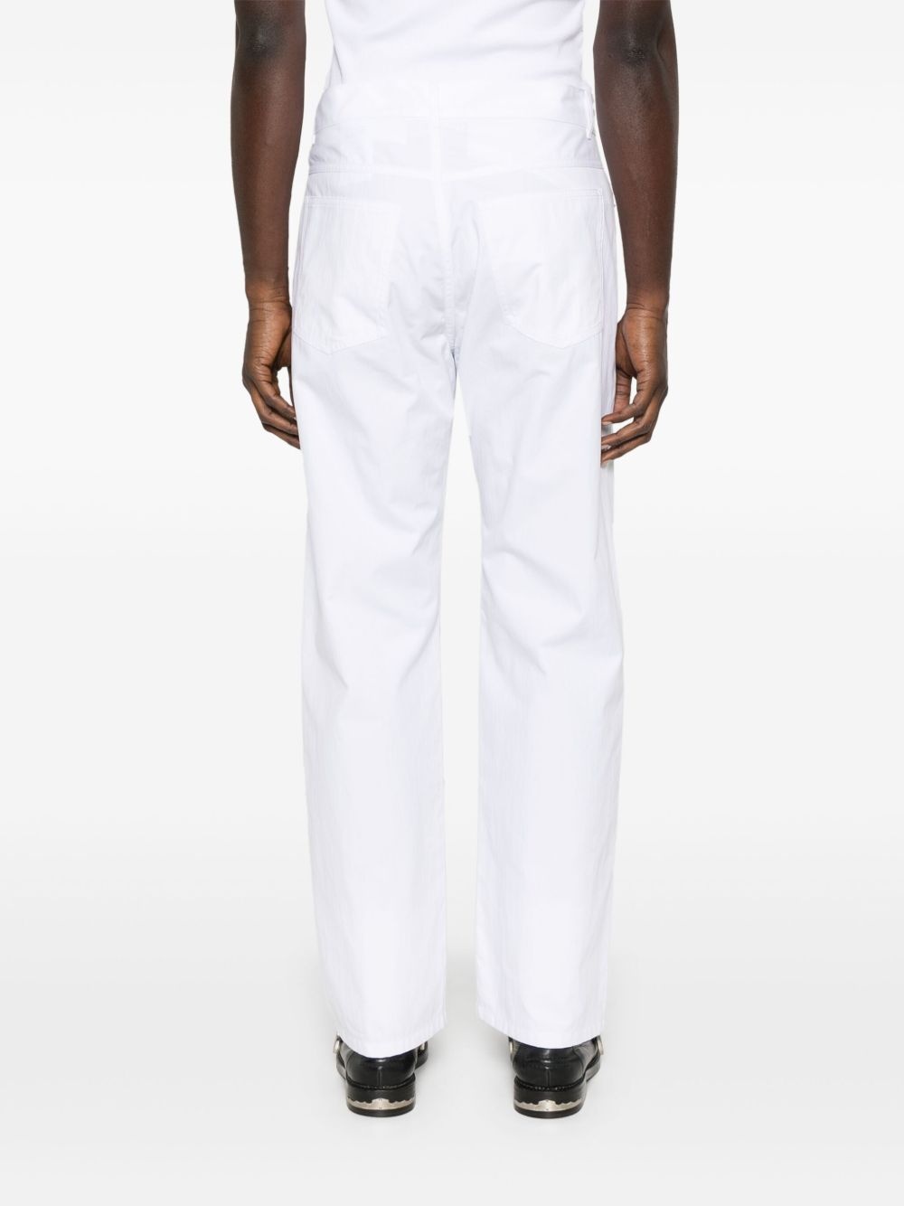 straight-leg trousers - 4