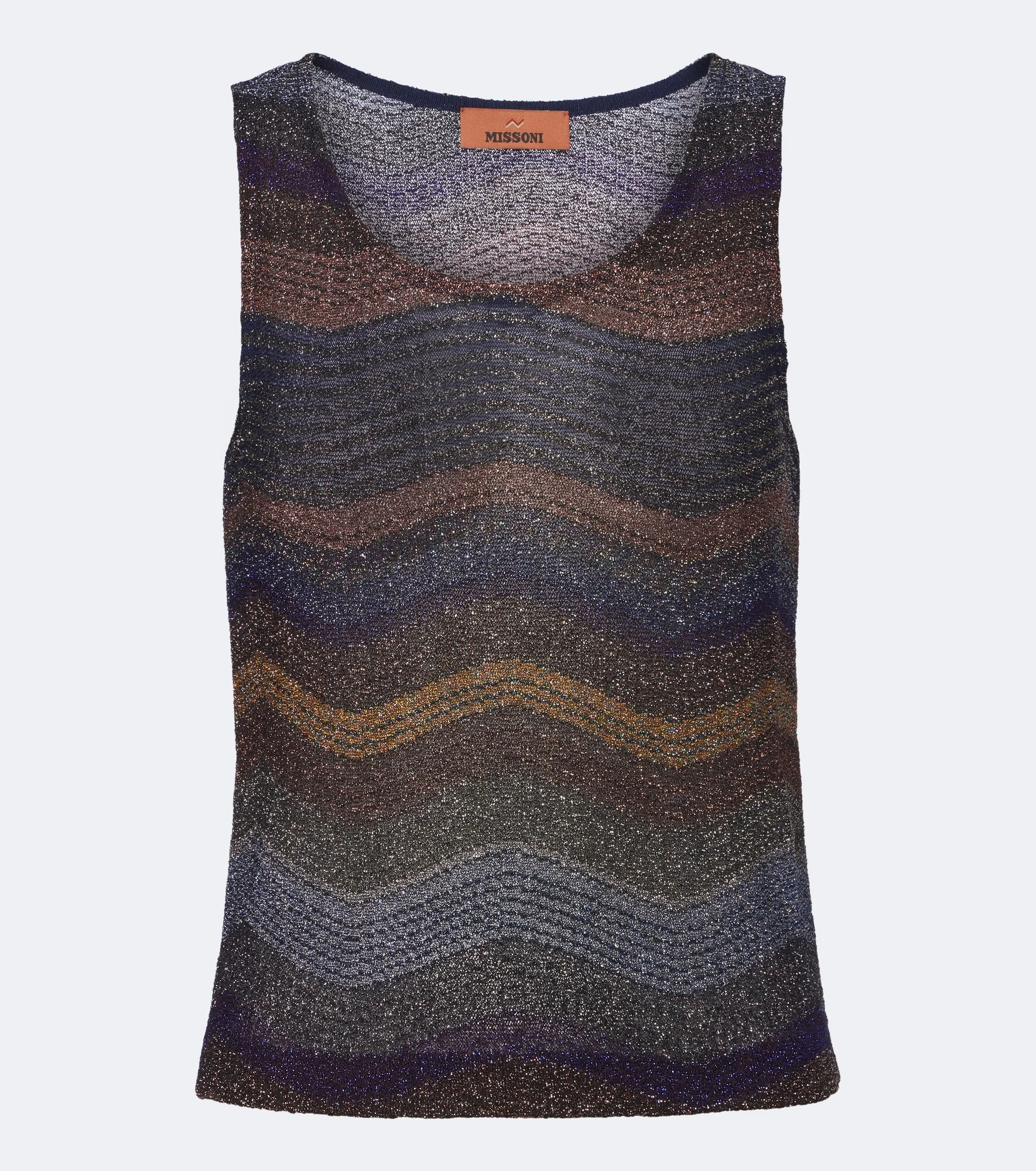 Wave lamé top - 1