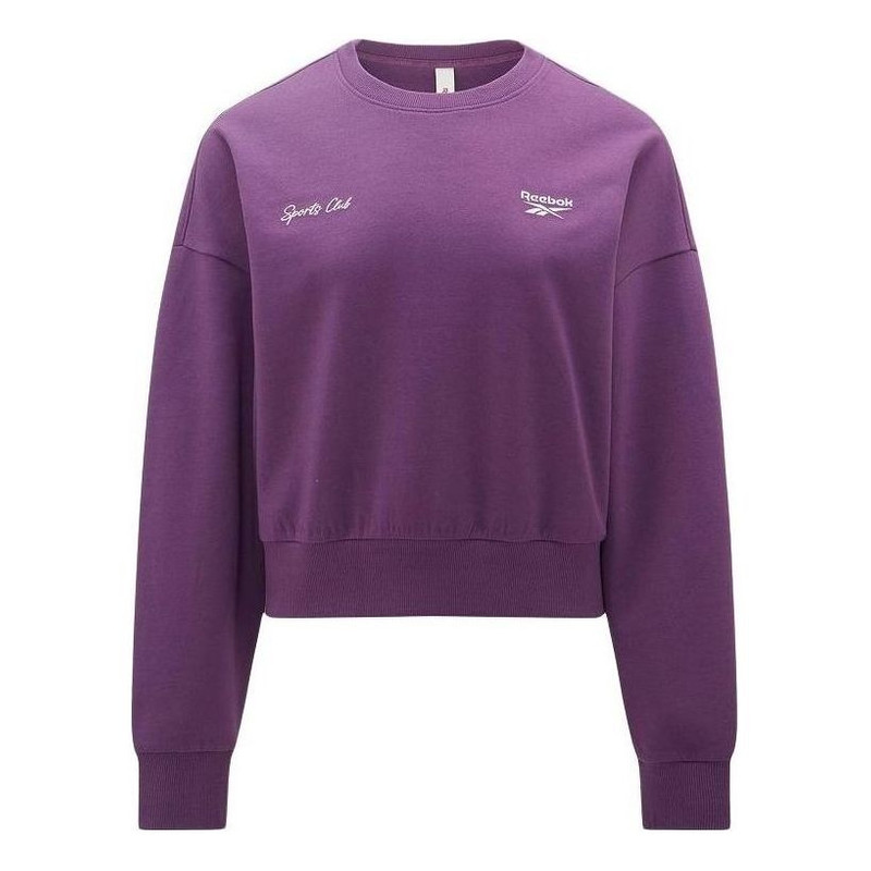 (WMNS) Reebok Sports Club Pullover 'Purple' 24SRC302WGP2 1