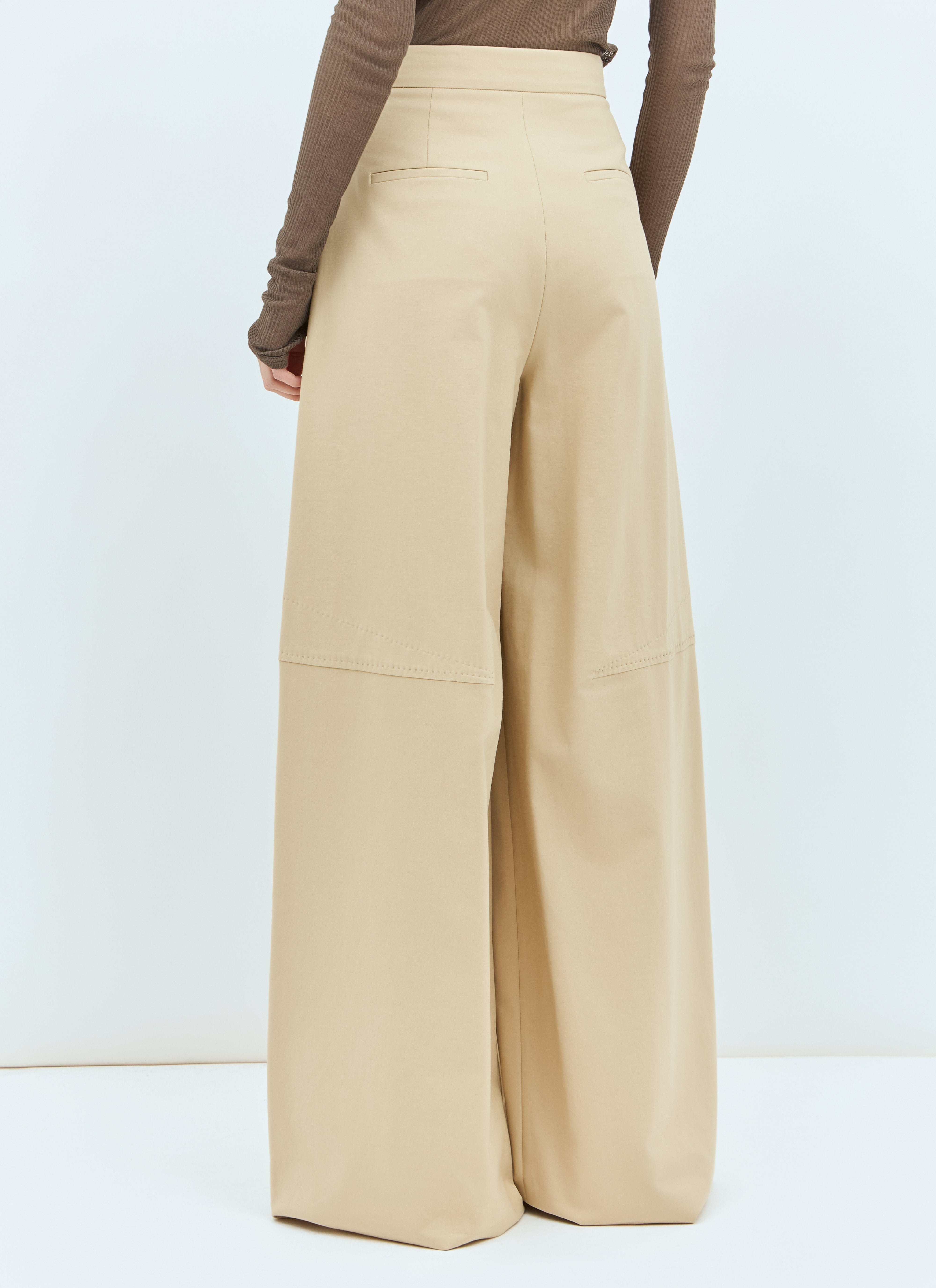 Max Mara Women Wide Leg Stretch Pants - 5