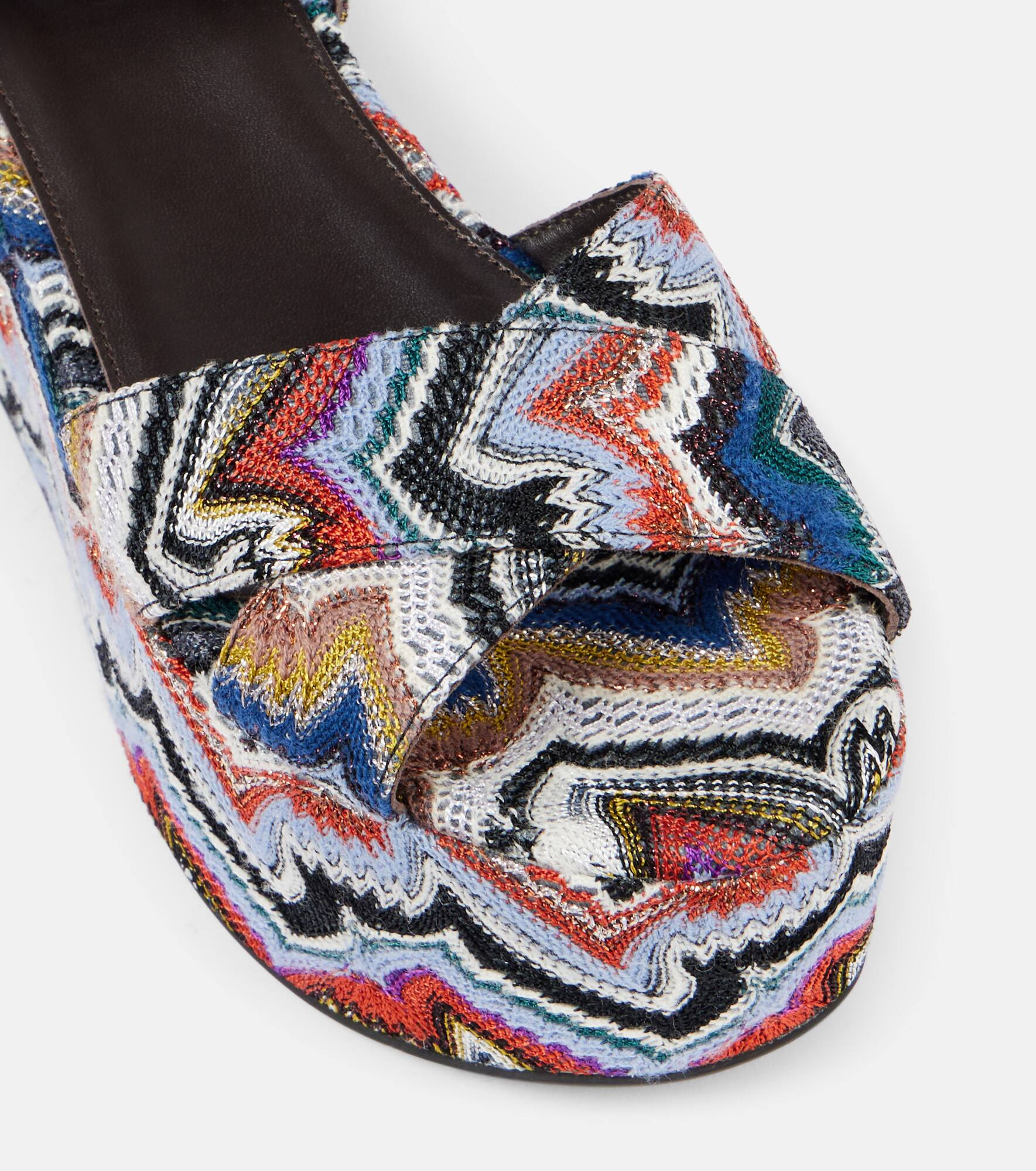 Julia Raschel lamé platform sandals - 5