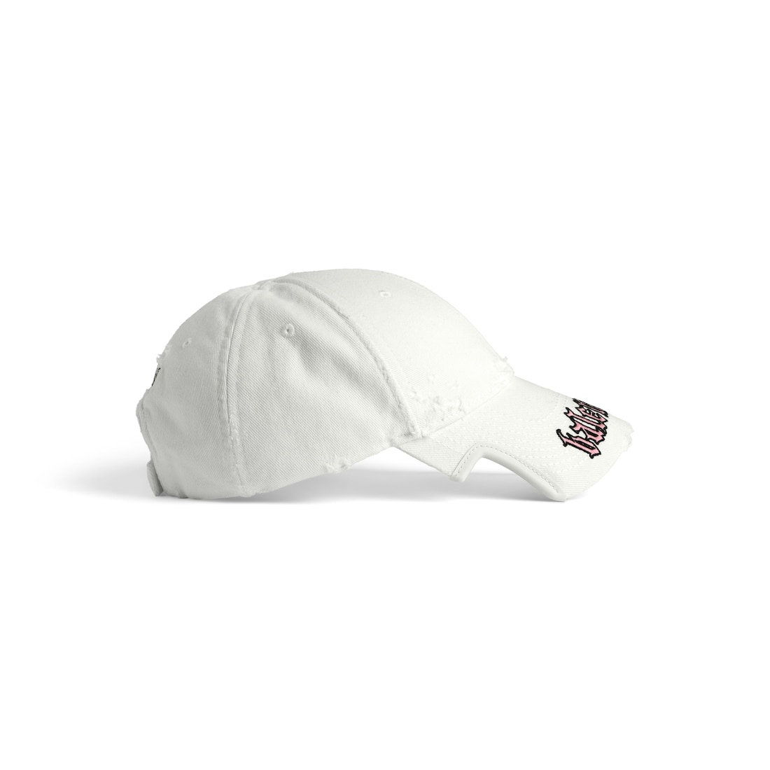 Blackletter Script Cap in Dirty White - 4