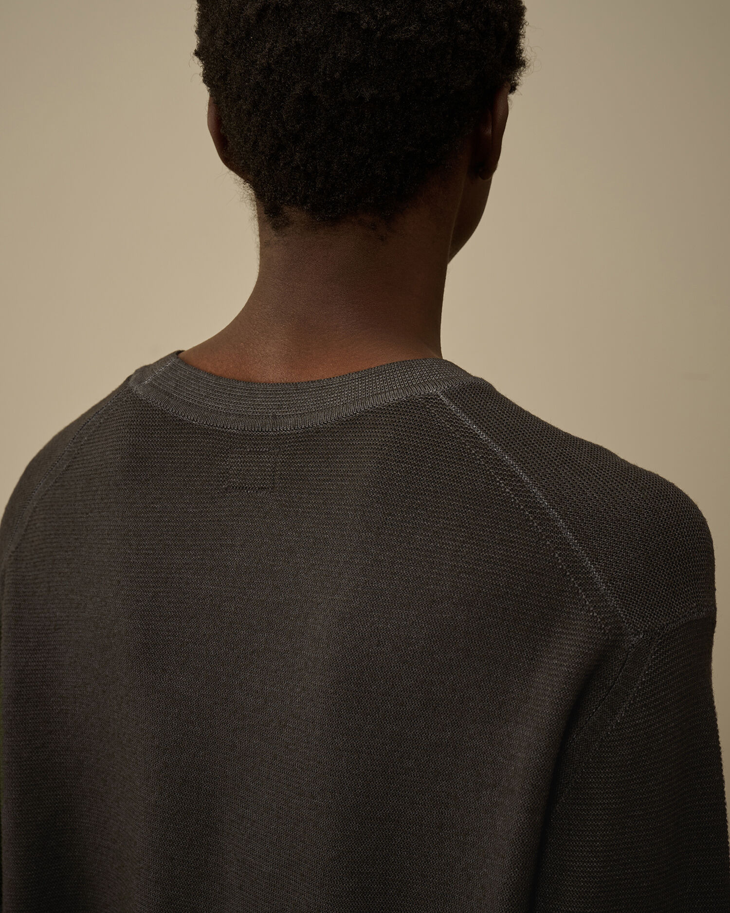 Merino Wool Crewneck Lens Sweater - 6