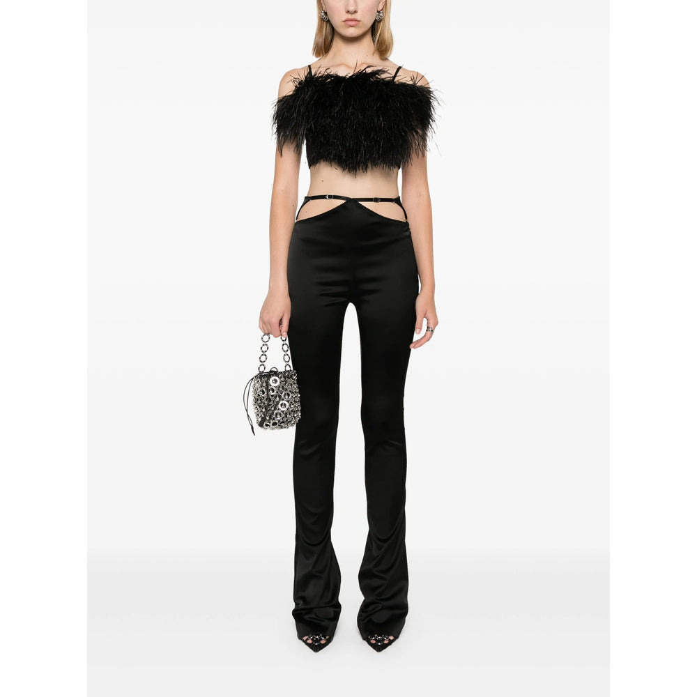 The Attico Black Trousers - Flared Trousers Women - 5