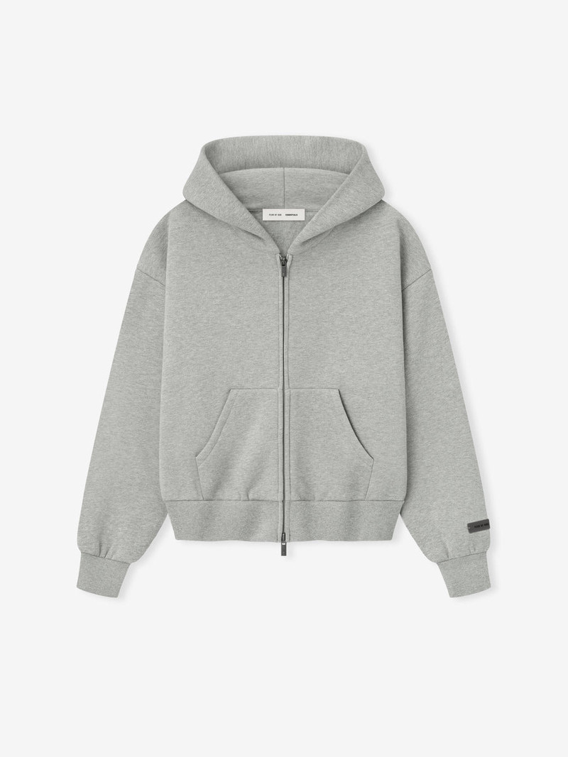 Womens Classic Fleece Zip-Up Hoodie 1