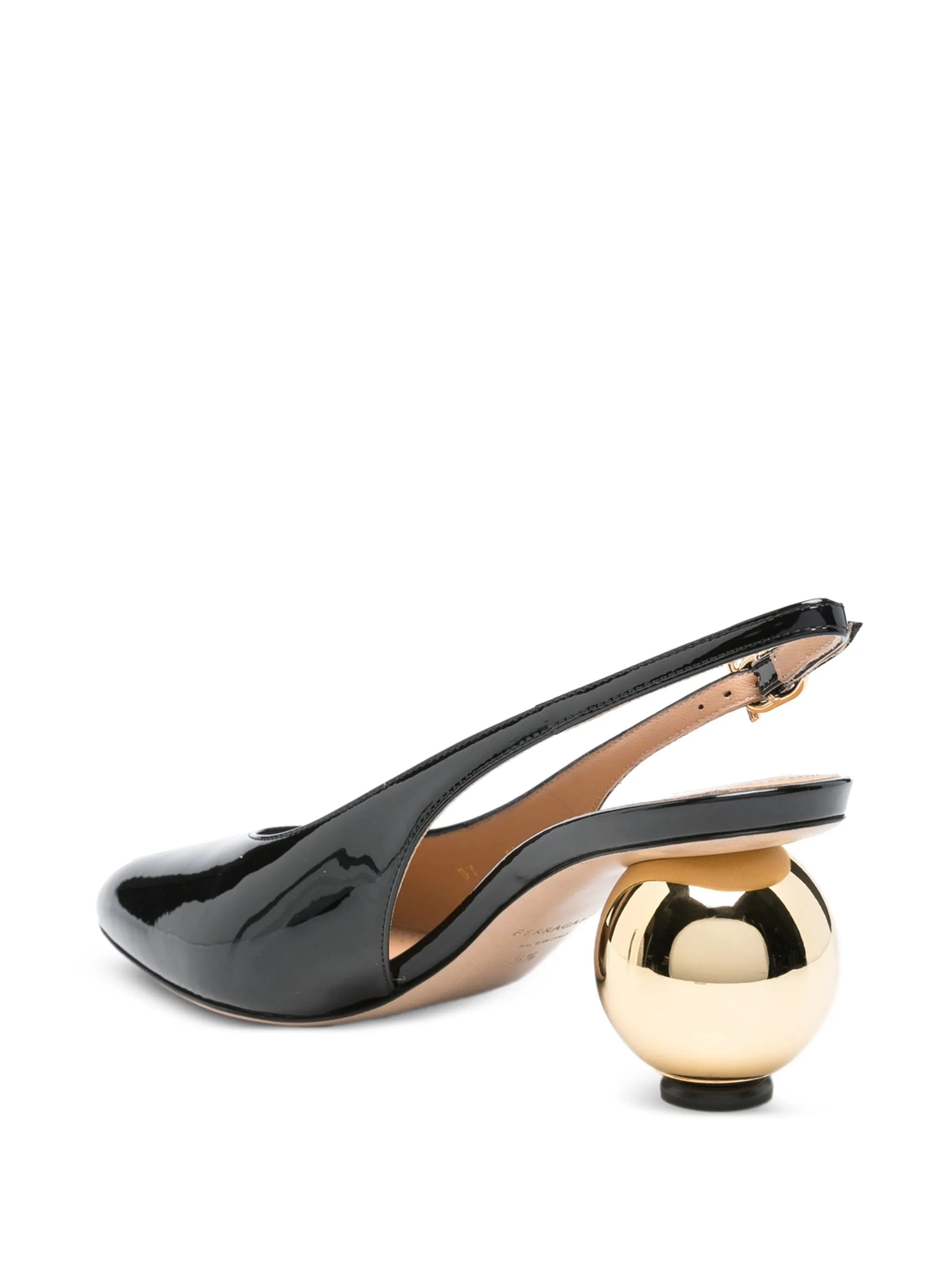Ferragamo 55mm Spherical-heel Pumps - 4