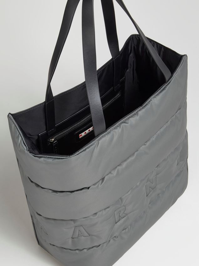 MUSEO TOTE BAG IN QUILTED NYLON - 5