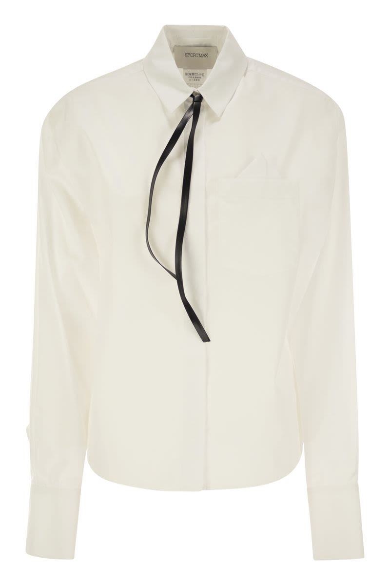 Sportmax Gesso - Oversize Poplin Shirt - 1