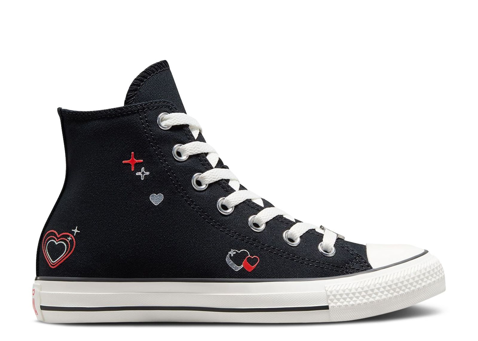 WMNS CHUCK TAYLOR ALL STAR HIGH 'Y2K HEART - BLACK' - 1