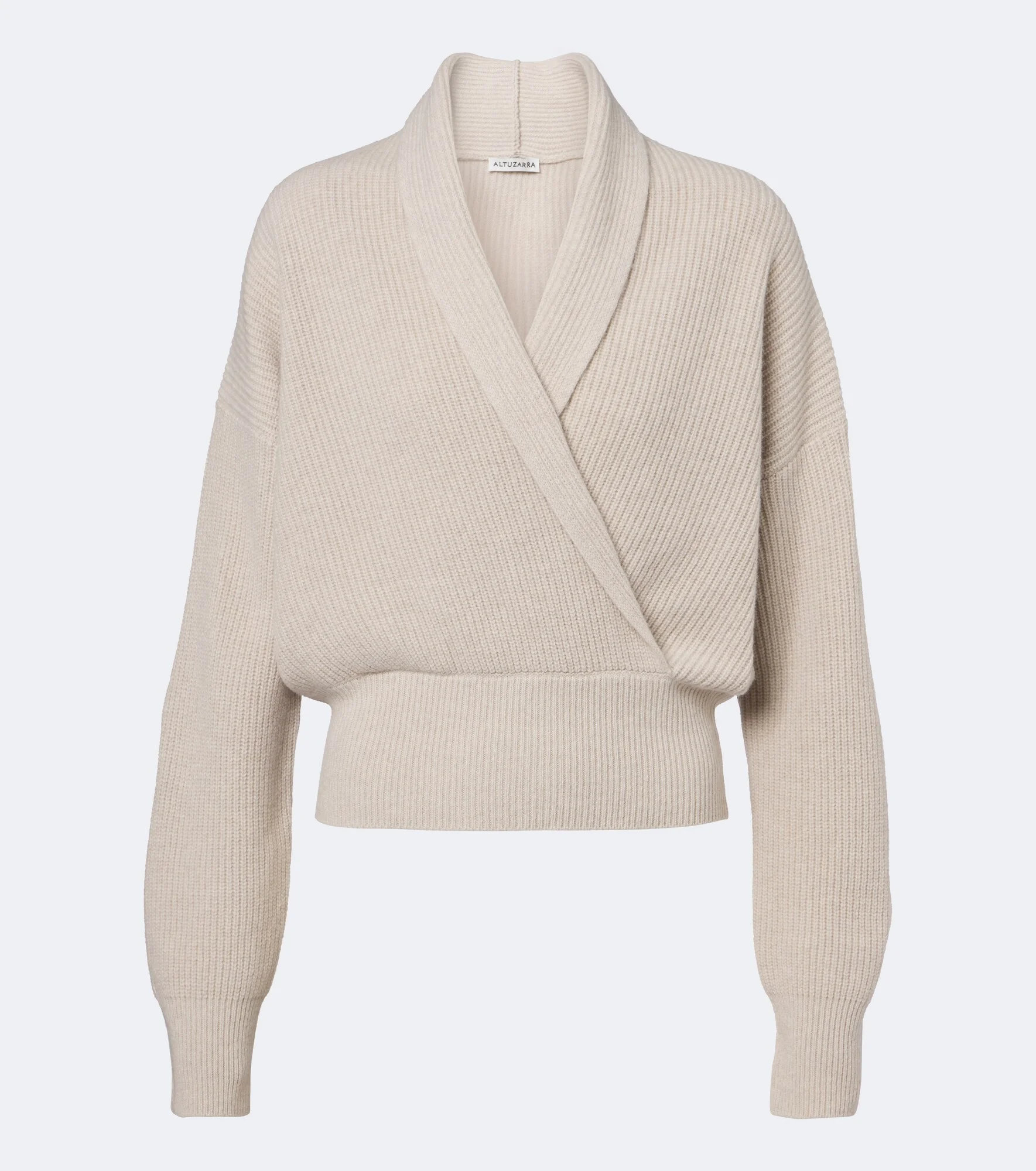 Richman cropped virgin wool sweater - 1
