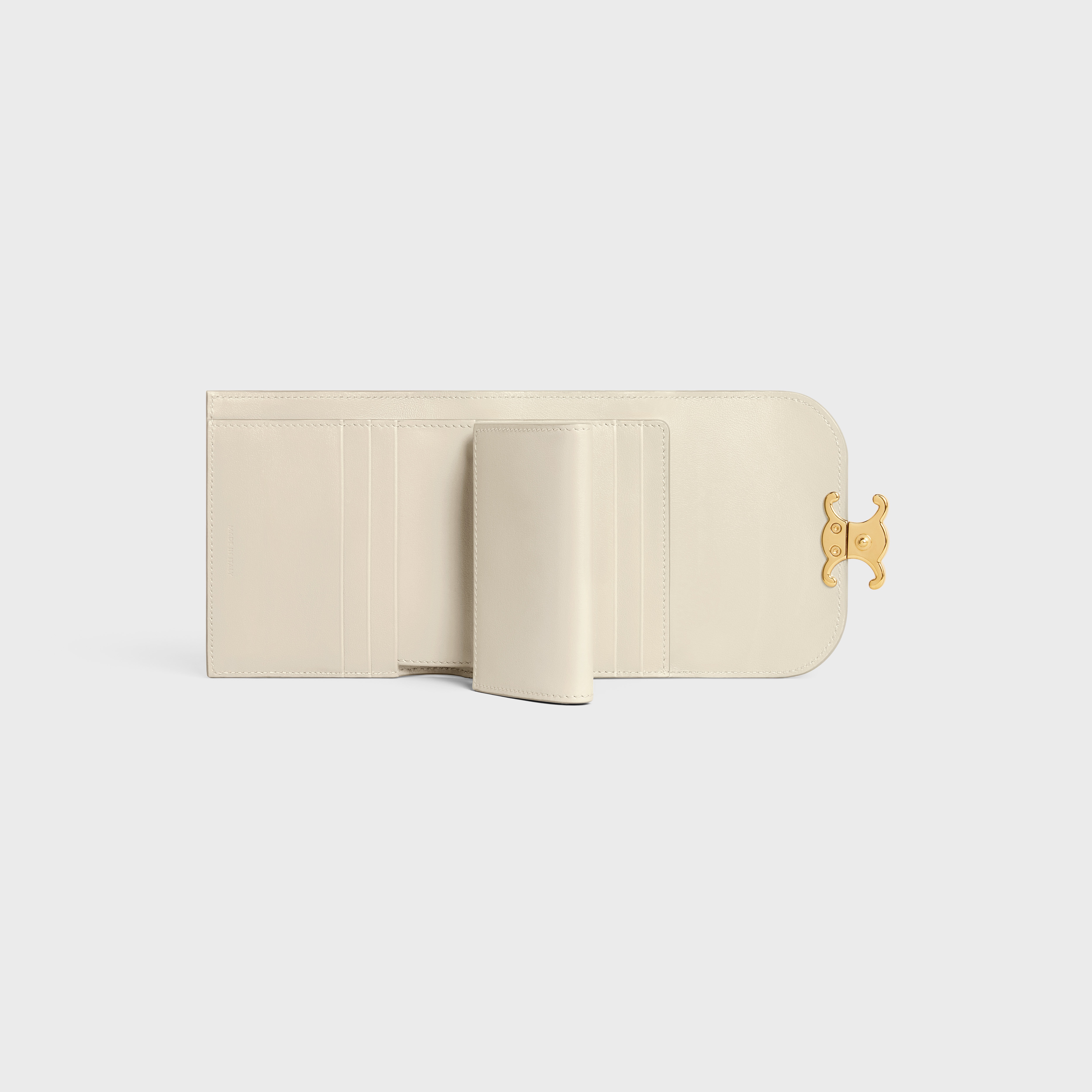 Small Wallet TRIOMPHE in Shiny calfskin - 4