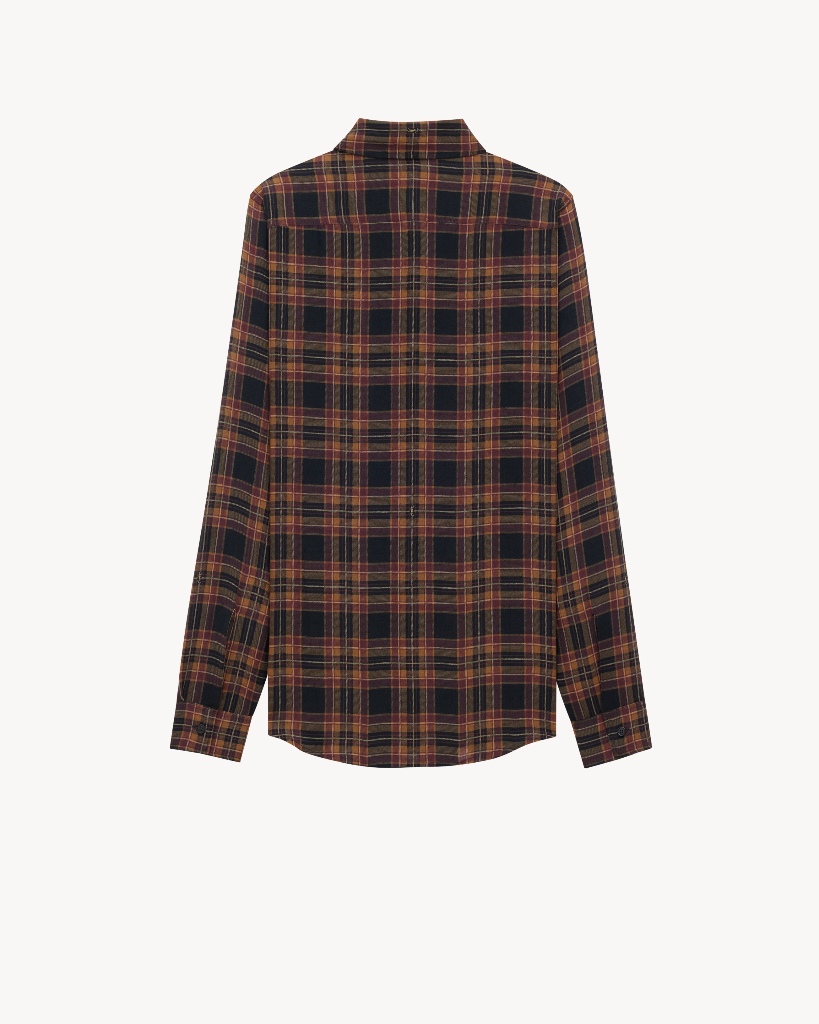 CASSANDRE SHIRT IN WOOL TARTAN - 2