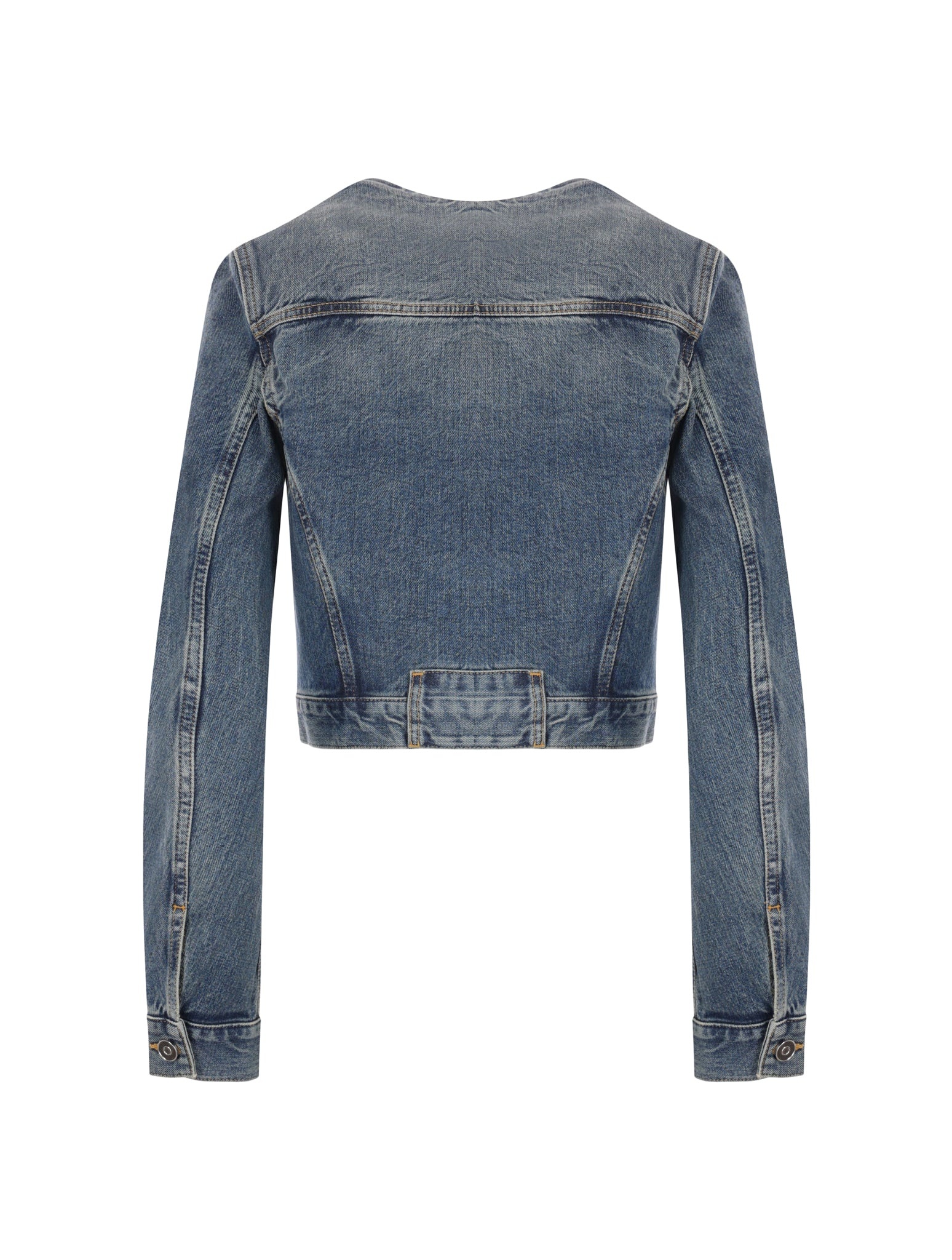 Alaïa CROPPED DENIM JACKET | suitnegozi | REVERSIBLE