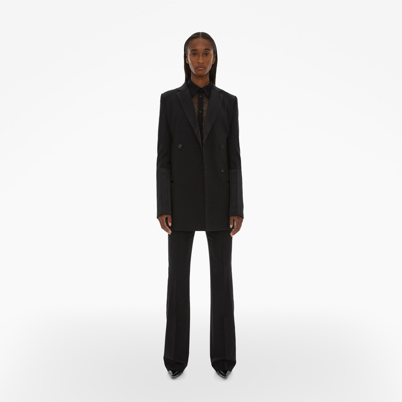 Helmut Lang DOUBLE-BREASTED TUXEDO BLAZER outlook