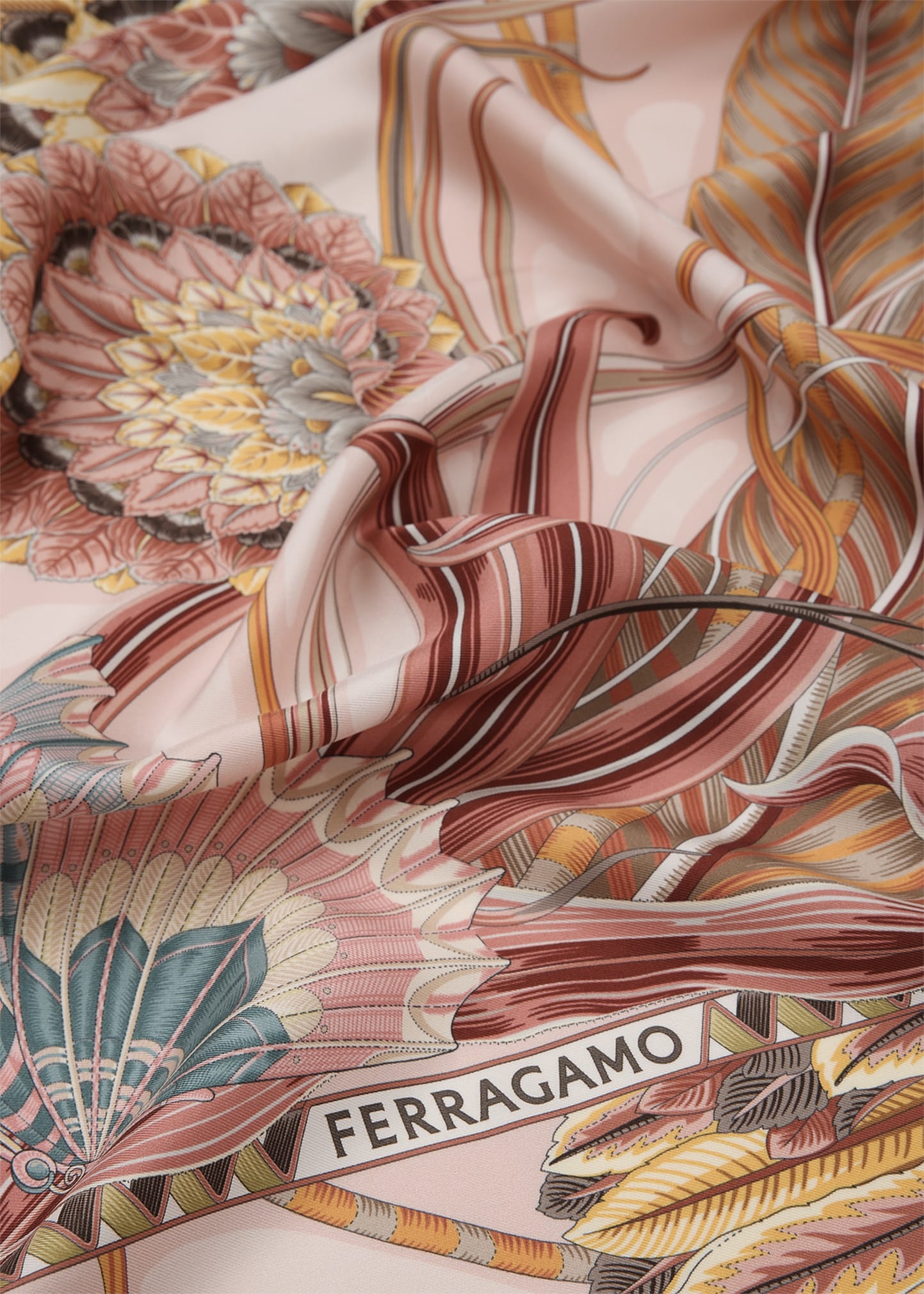 Floral-Print Silk Square Scarf - 2