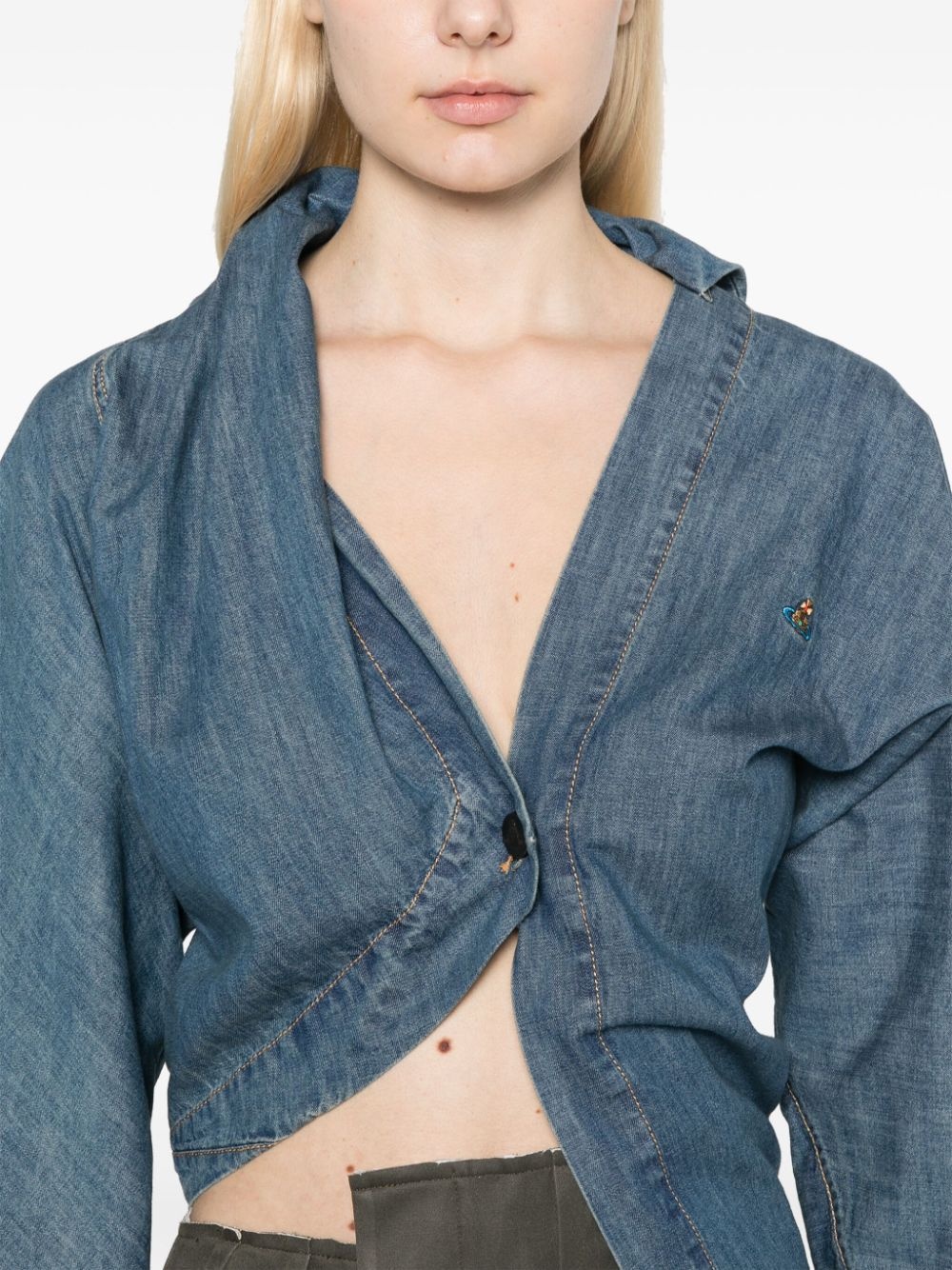 Vivienne Westwood Natalia cotton shirt | mytheresa | REVERSIBLE