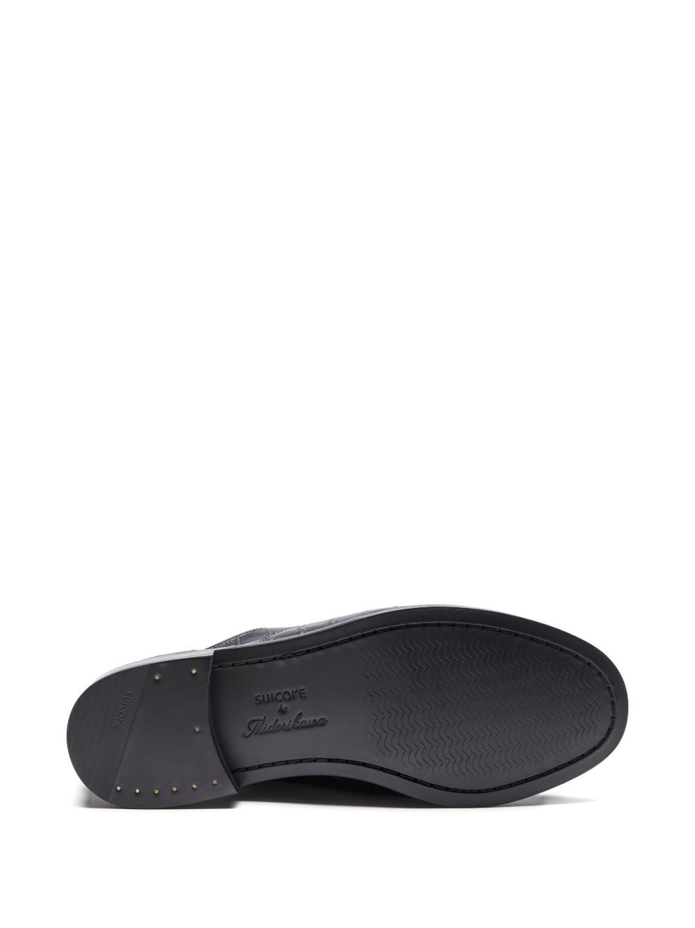 crocodile-embossed tassel trainers - 5