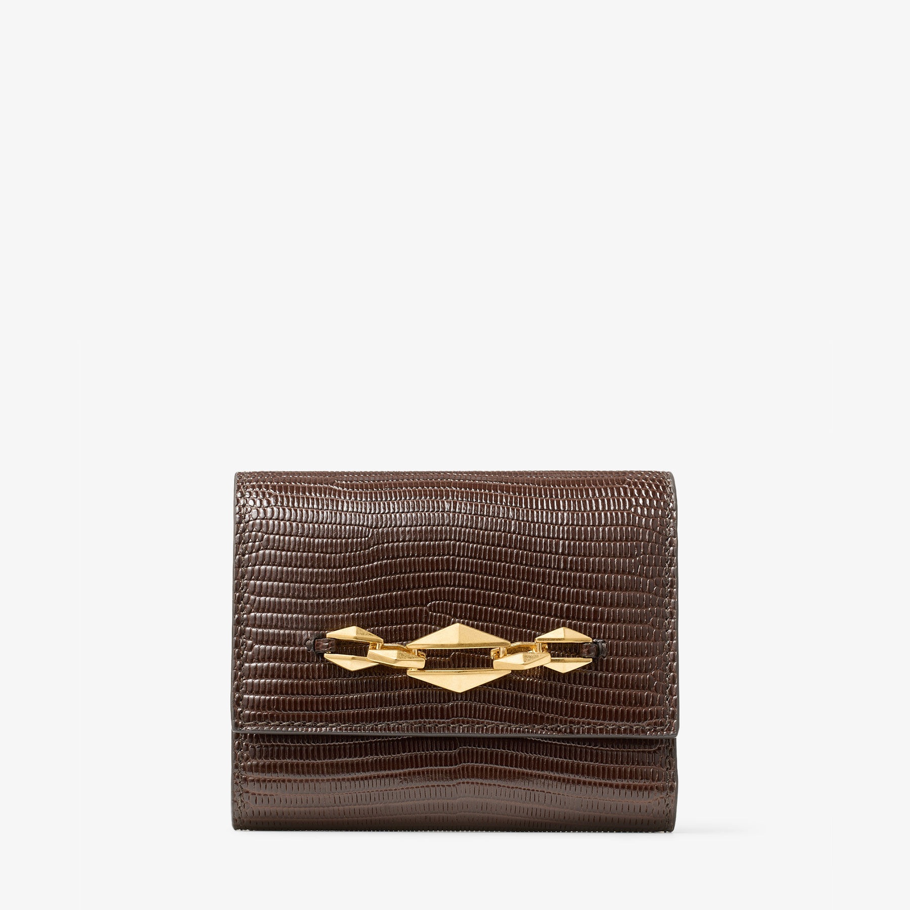 Marinda
Coffee Lizard Printed Leather Wallet - 1