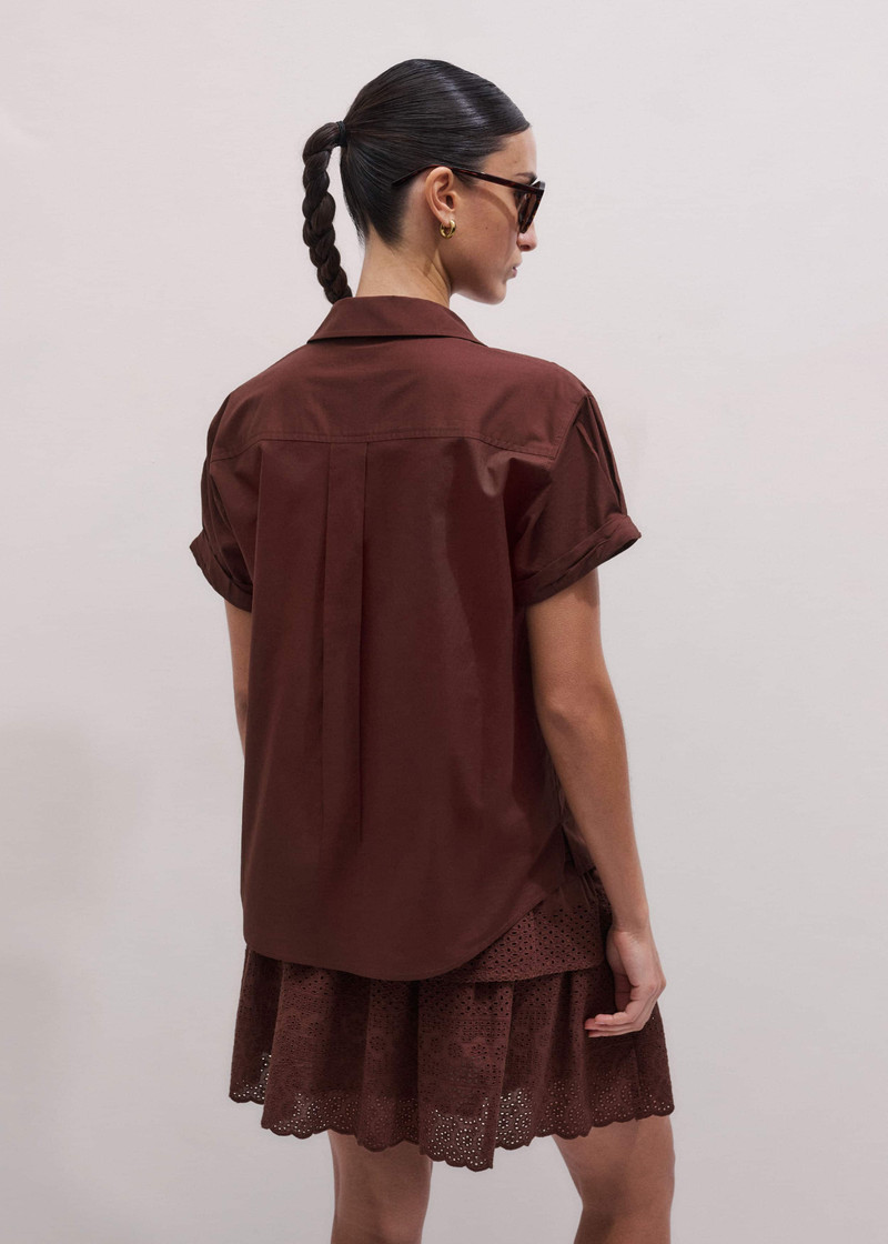 Washed Cotton Short Sleeve Shirt 3